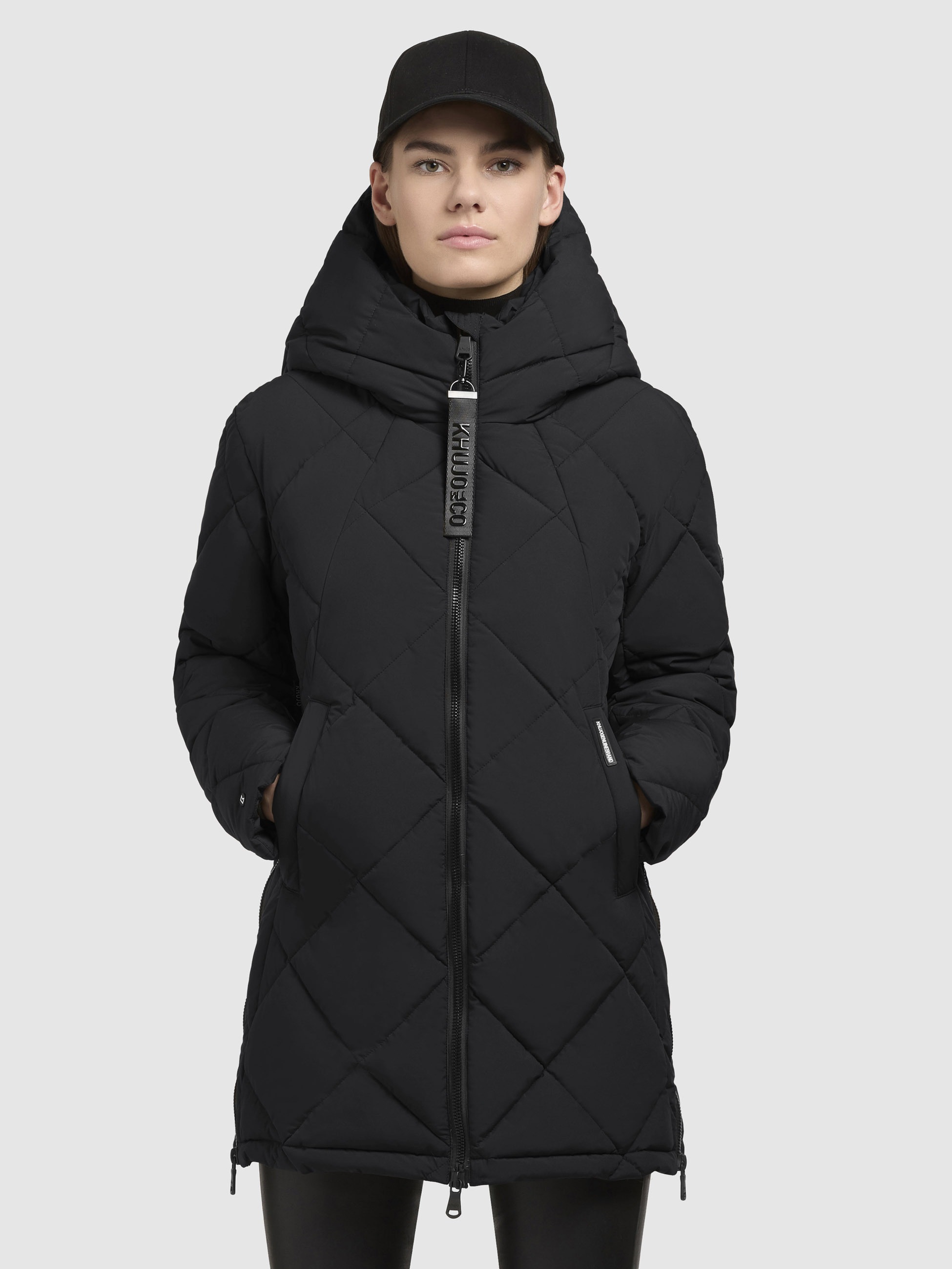 khujo Steppjacke »PEBB«, mit Kapuze