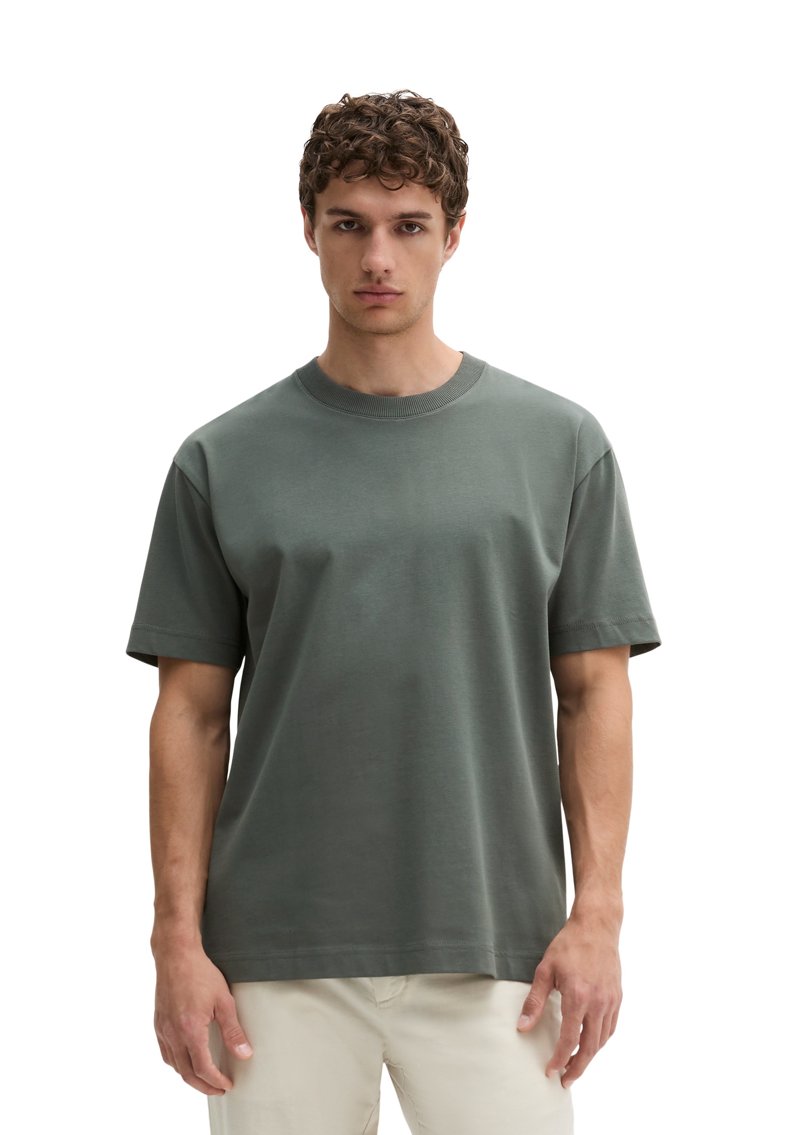 Marc OPolo T-Shirt "aus schwerem Bio-Baumwoll-Jersey"