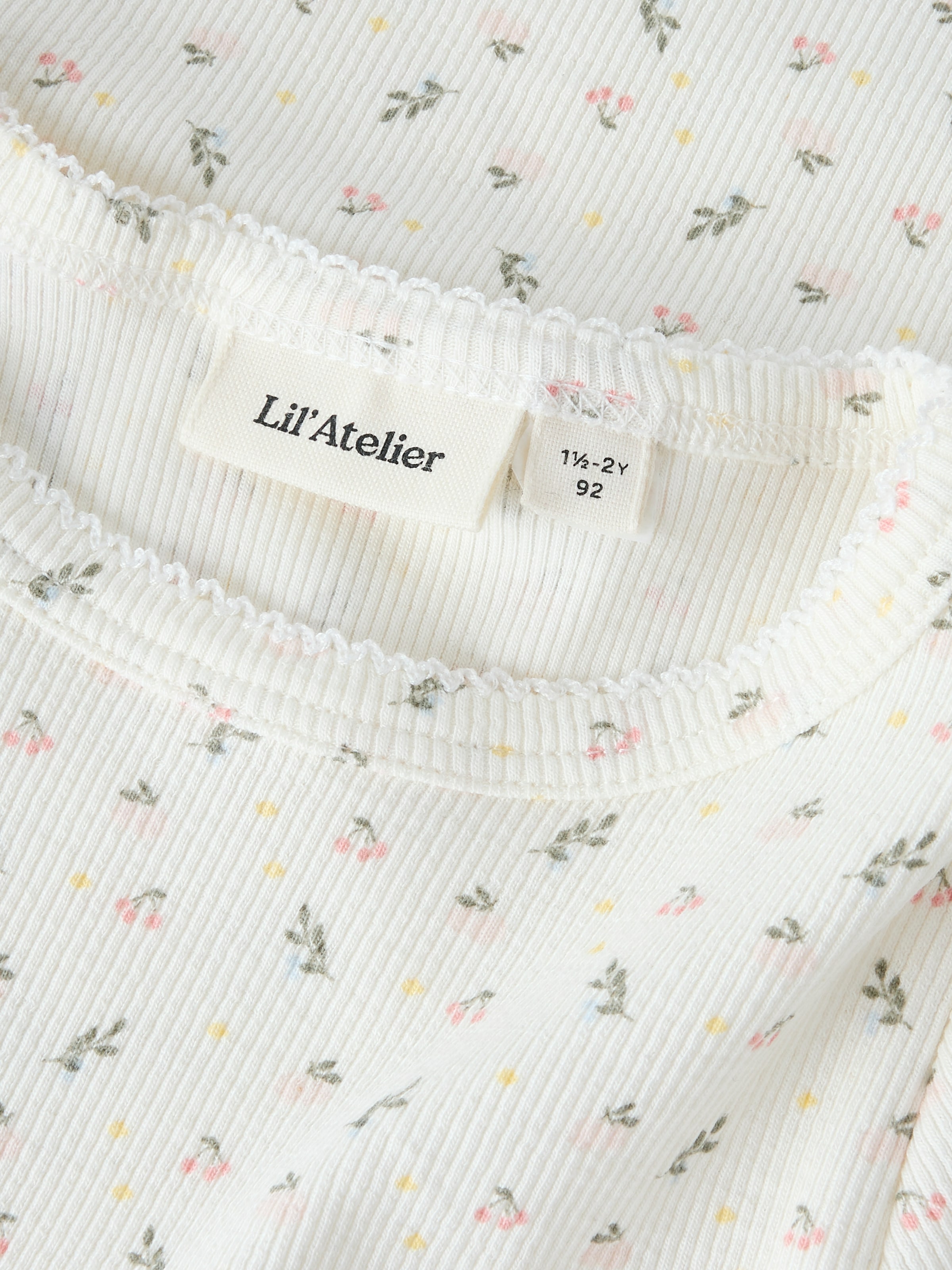 Lil' Atelier T-Shirt »NMFGAGO SS SLIM TOP LIL NOOS« Baumwollmischung, Druck, Kurzarm