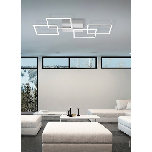 Paul Neuhaus LED Deckenleuchte »Inigo«, 4 flammig-flammig, Stufenlos dimmbar  über vorhandenen Wandschalter | BAUR