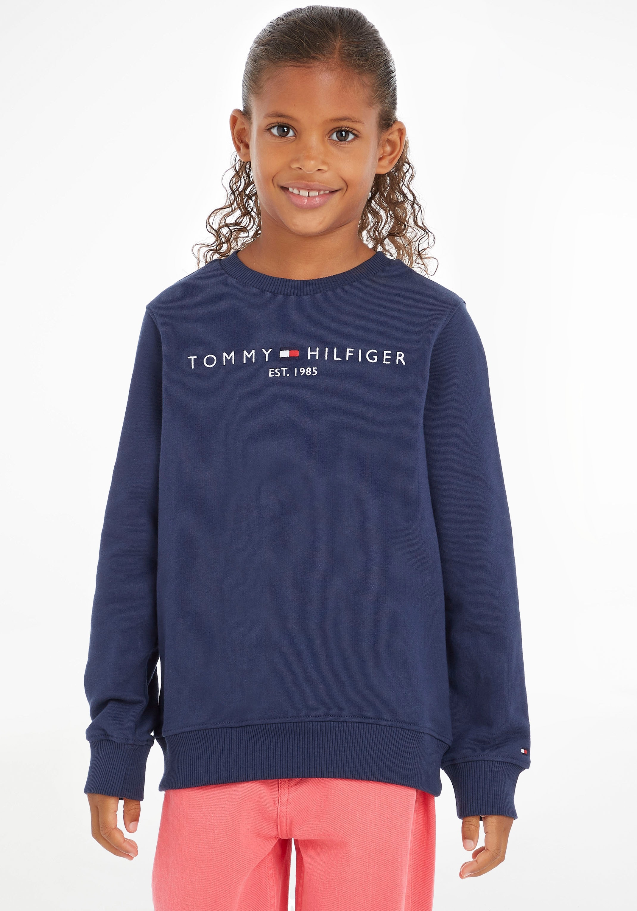 Tommy Hilfiger Sweatshirt »ESSENTIAL SWEATSHIRT«, für Jungen und Mädchen ▷  für | BAUR