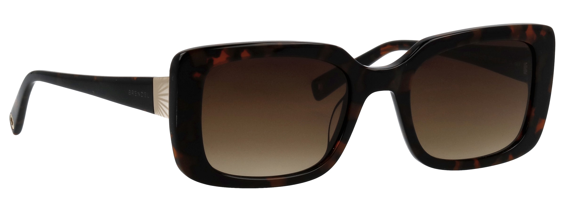 BRENDEL eyewear Sonnenbrille »Modell 906210« Form Karree/Eckig, Logoschriftzug auf Bügel, Kunststofffassung