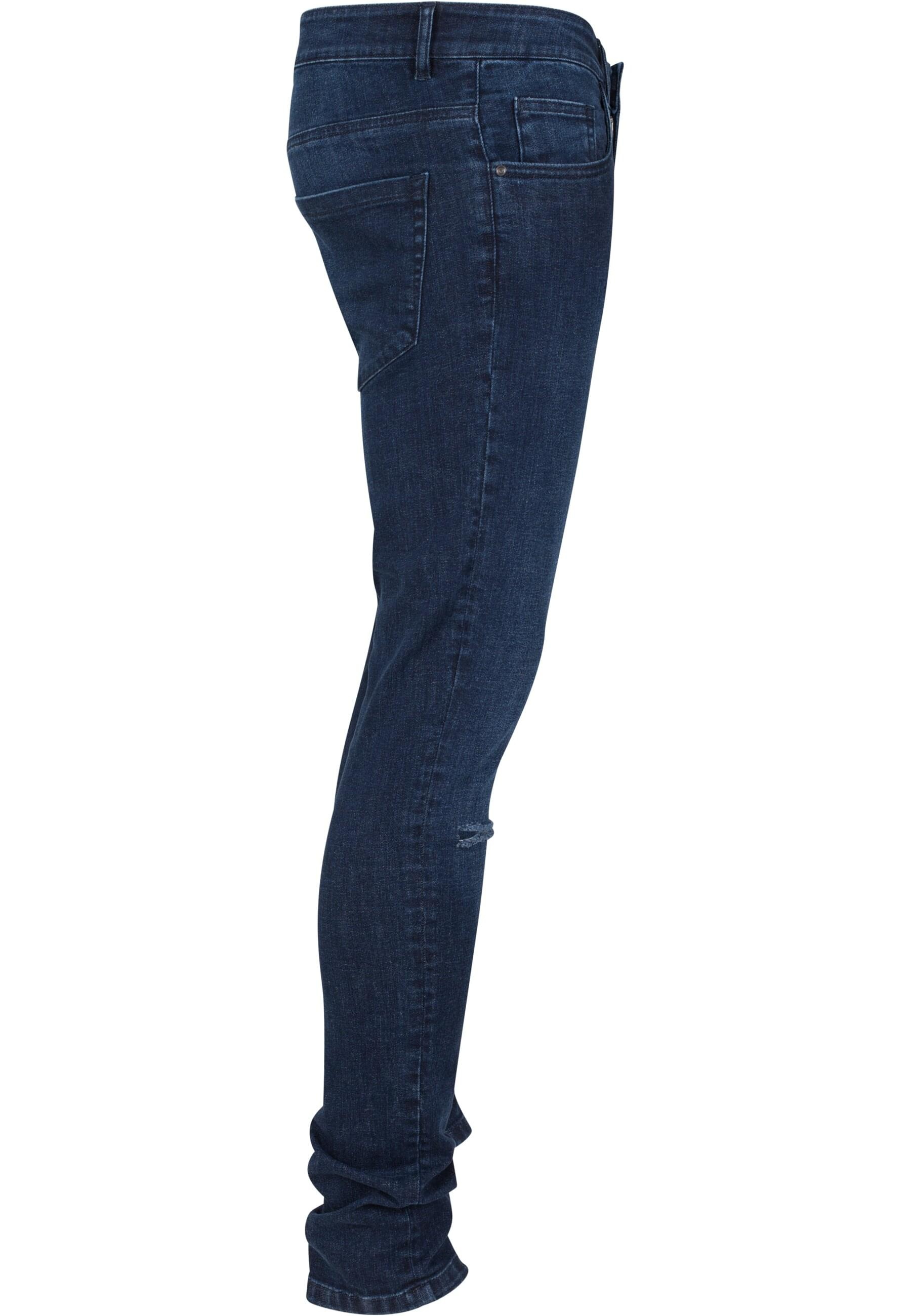 URBAN CLASSICS Bequeme Jeans »Urban Classics Herren Slim Fit Knee Cut Denim Pants«, (1 tlg.)