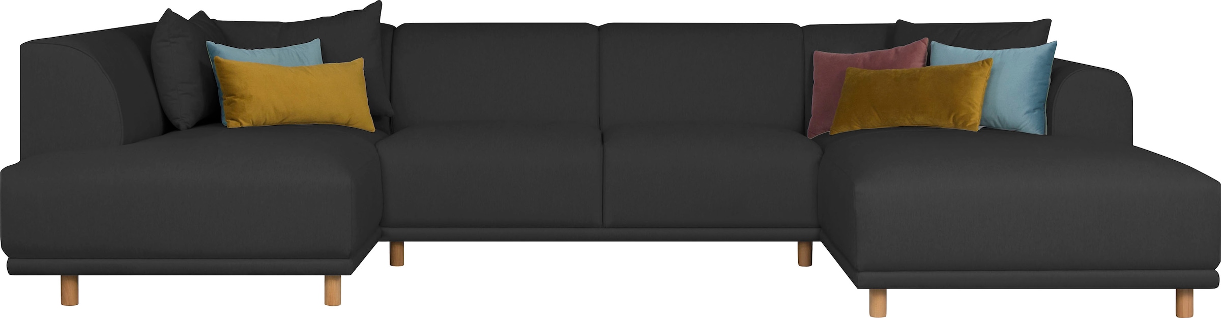 OTTO home Wohnlandschaft "Maroon U-Form" in skandinavischem Design, mit los günstig online kaufen