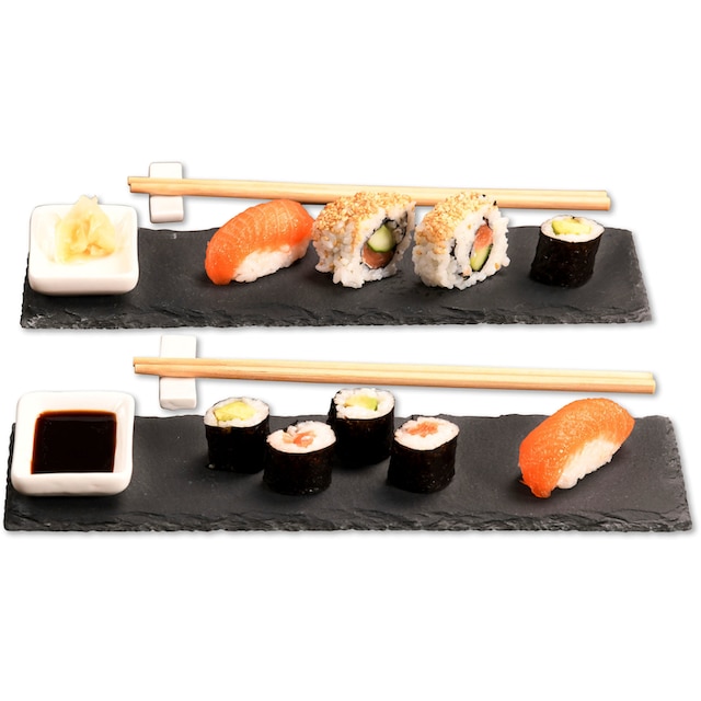 KESPER for kitchen & home Servierplatte »(Sushi-Set)«, (Set, 8 tlg.), mit  Zubehör bestellen | BAUR