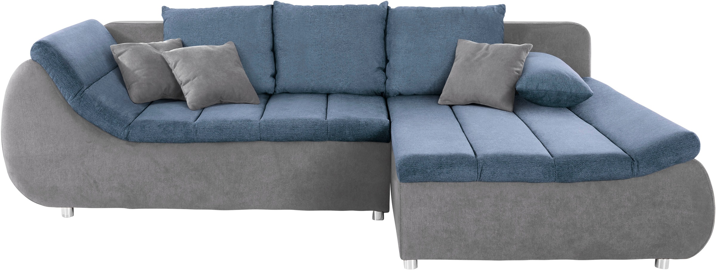 INOSIGN Ecksofa "Imola, elegant und modern, aktuelle Steppung im Sitz, bequ günstig online kaufen