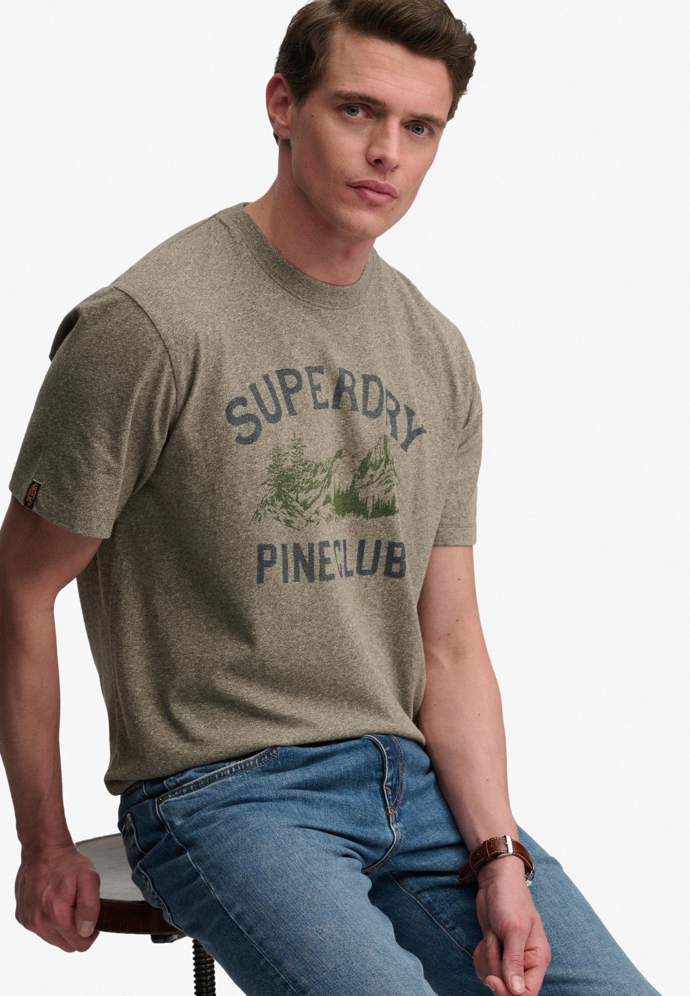 Superdry Rundhalsshirt »WILD FRONTIER RLXD TEE« Baumwolle, loose fit