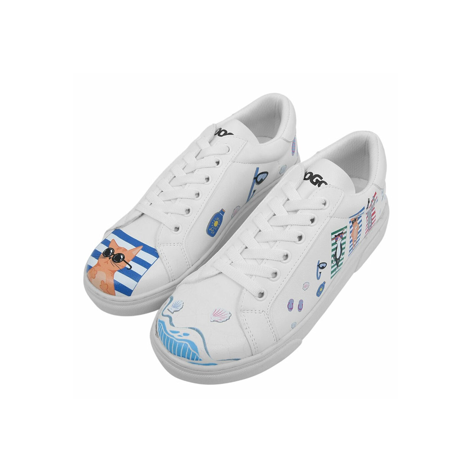 DOGO Sneaker "Ace Sneakers Cats On The Beach Damen Sneaker / Female", Vegan günstig online kaufen