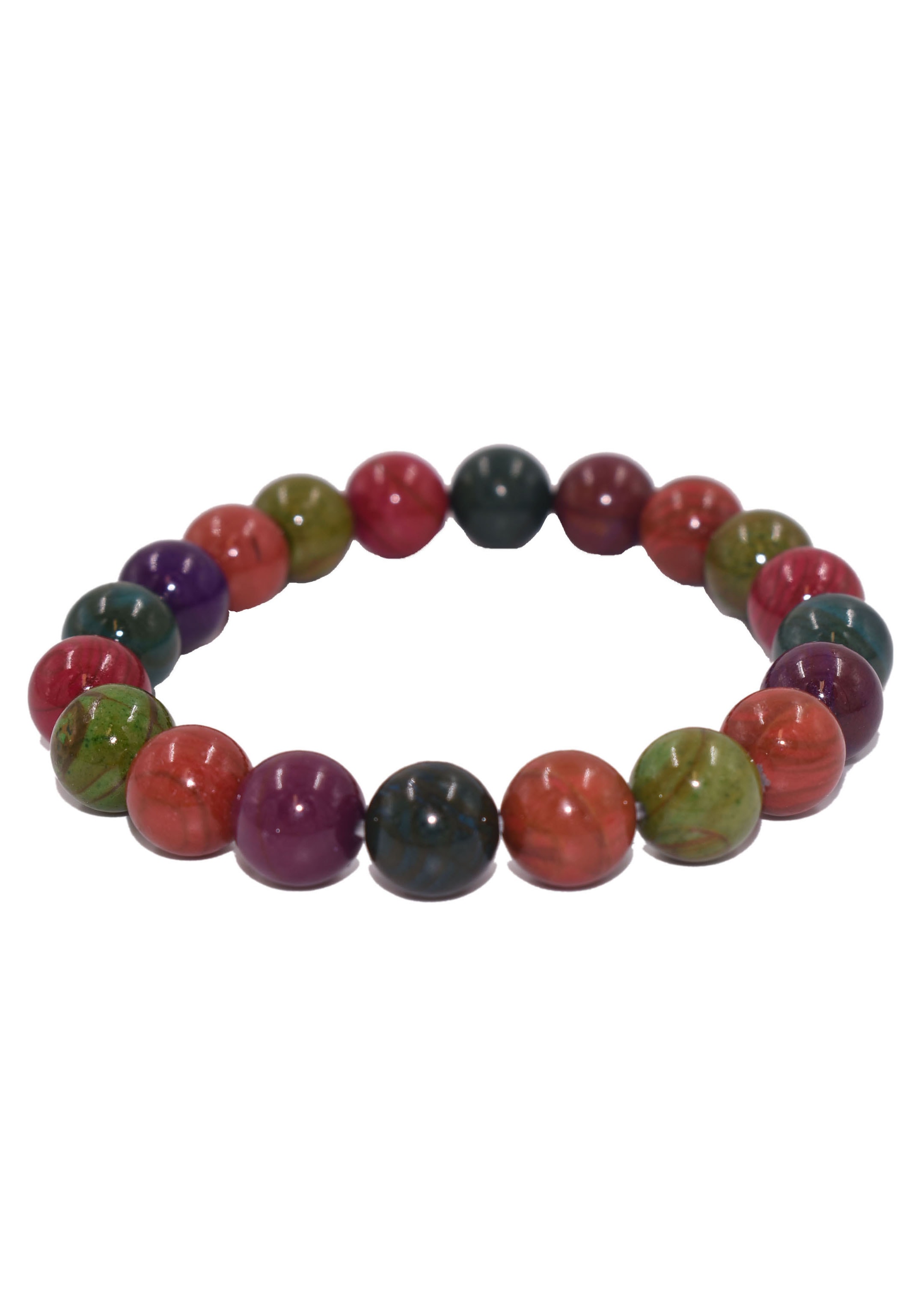 Firetti Armband »Schmuck Geschenk Armschmuck Armkette Edelstein Farbstein«, Made in Germany - mit Calcit
