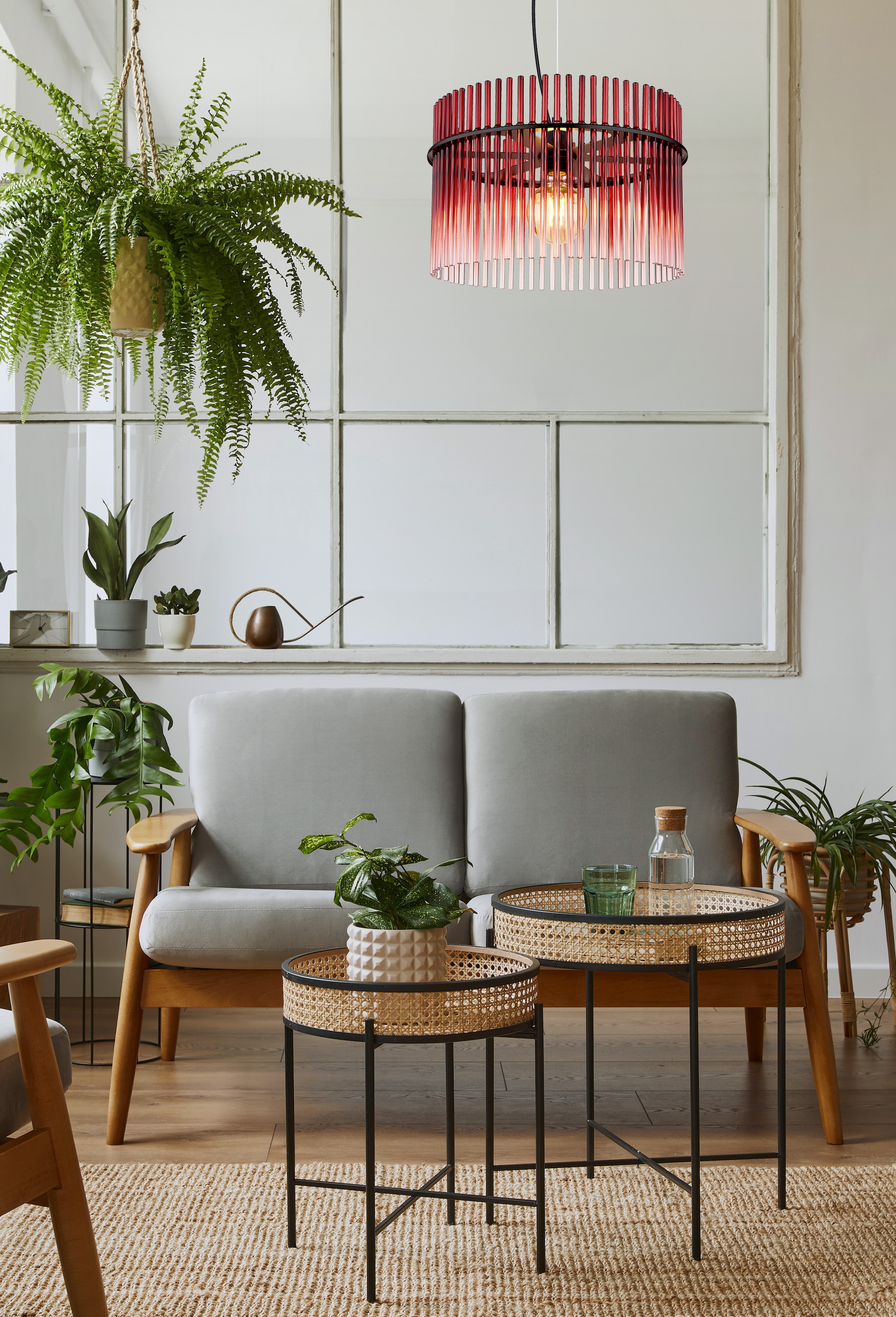 GLOBO LIGHTING Hängeleuchte »GORLEY«, Leuchtmittel E27 | ohne Leuchtmittel, Hängelampe/Pendelleuchte/Esszimmer/Wohnzimmer/Esstisch