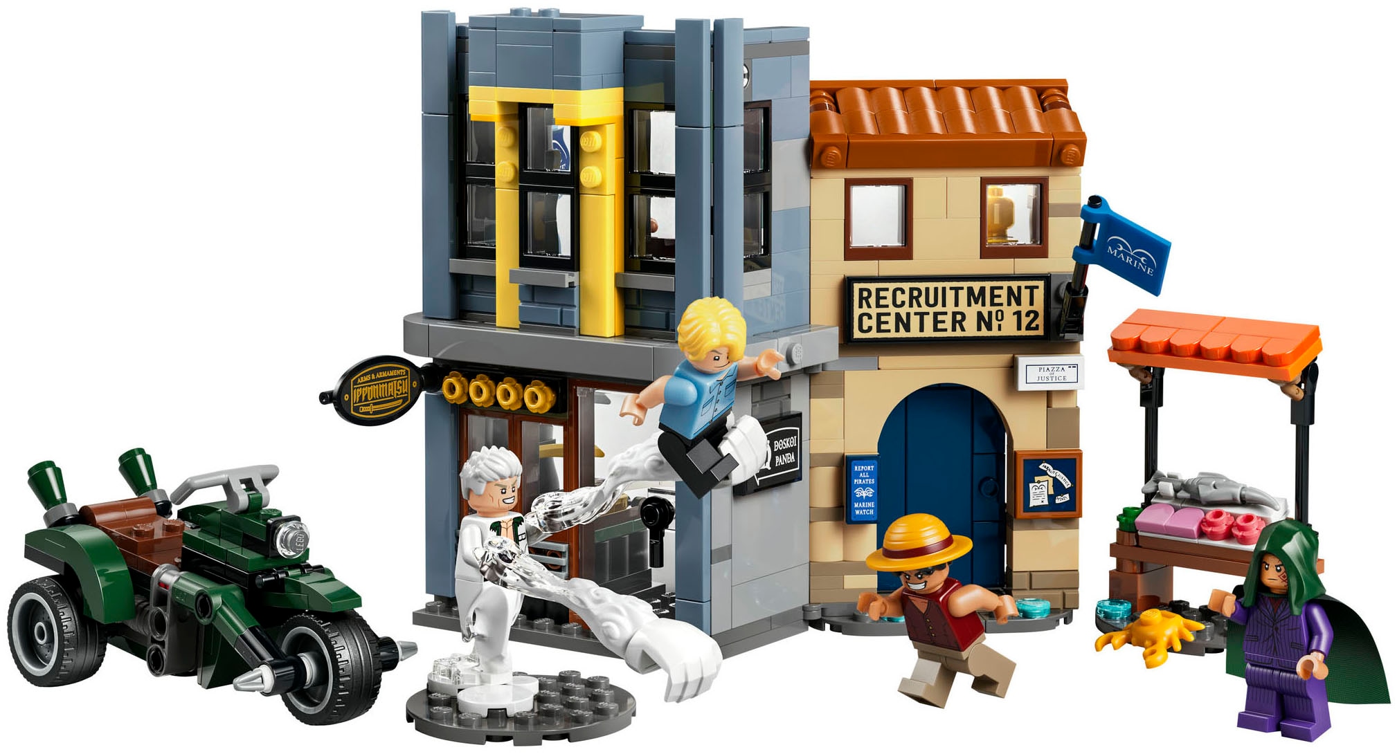 LEGO® Konstruktionsspielsteine »Showdown mit Kapitän Smoker (75642), LEGO ONE PIECE« Made in Europe