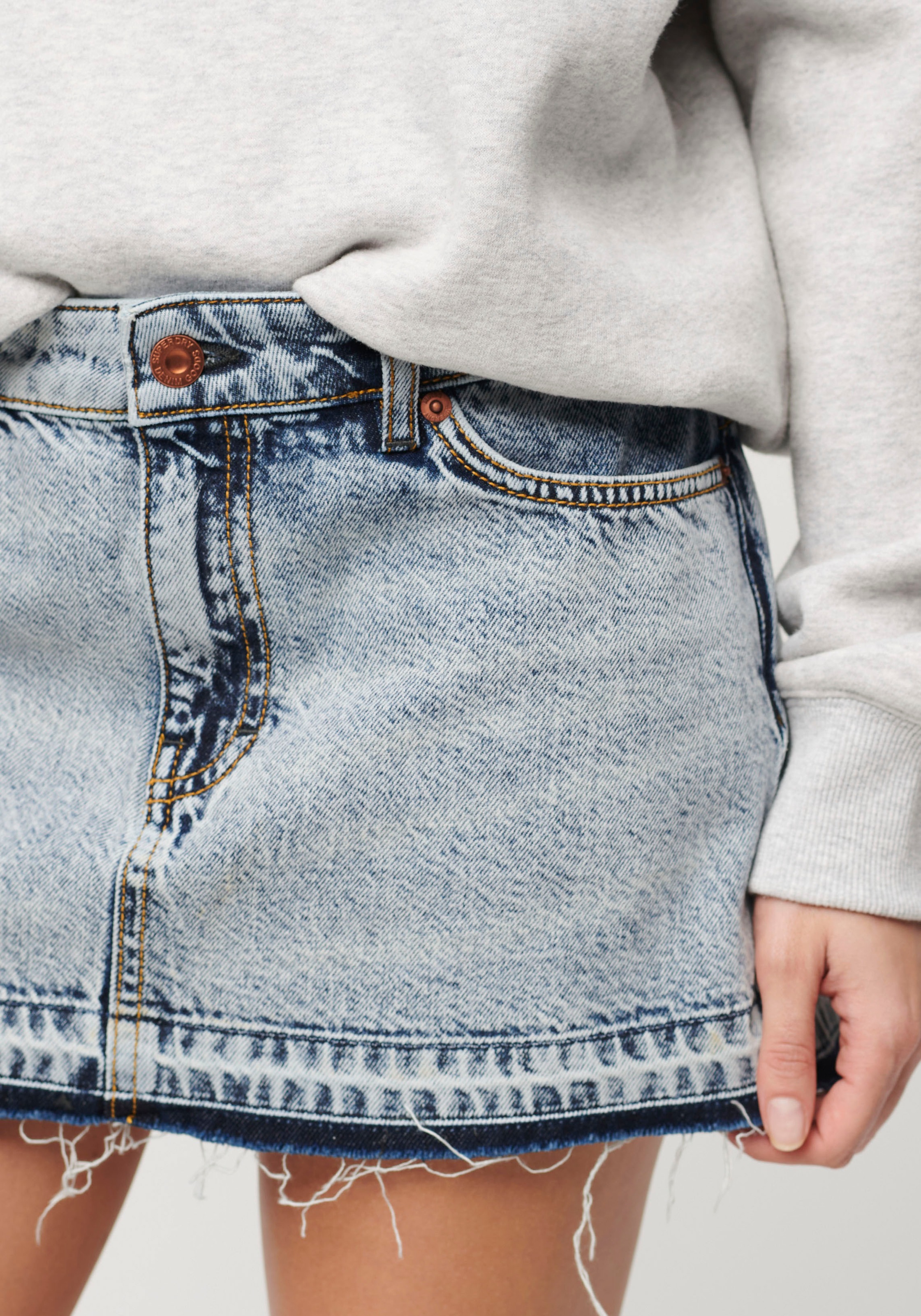 Superdry Jeansrock "DENIM MINI SKIRT" günstig online kaufen