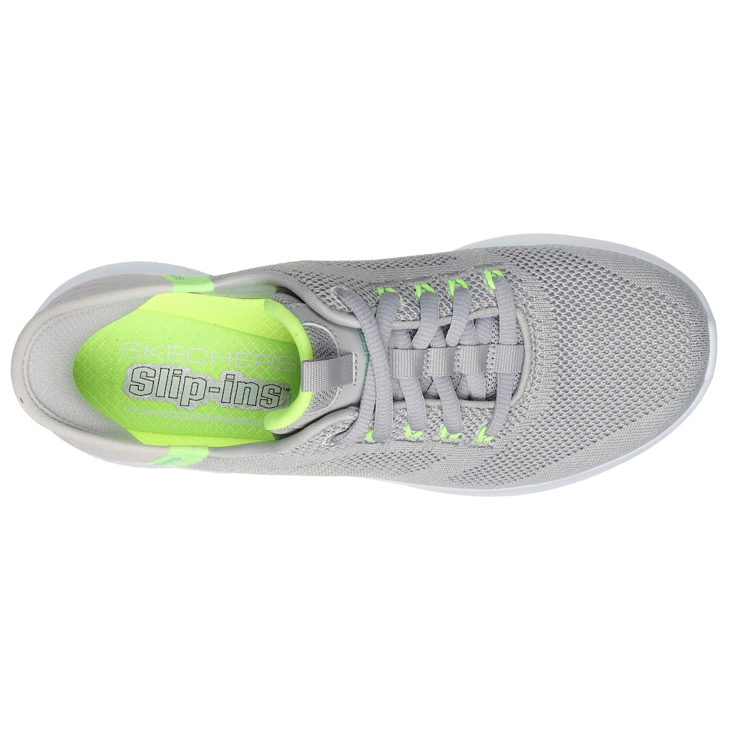 Skechers Slip-On Sneaker »ULTRA FLEX 3.0«, Schlupfschuh, Slipper, Freizeitschuh mit Skechers-Logoschriftzug
