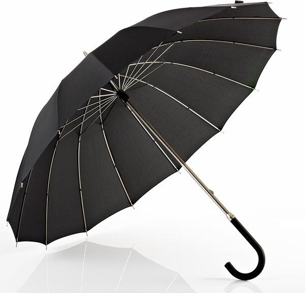 EuroSCHIRM® Stockregenschirm »Metropolitan®, schwarz« kaufen | BAUR