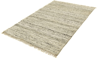Teppich »Gabbeh Teppich handgewebt natur«, rechteckig, Viskose