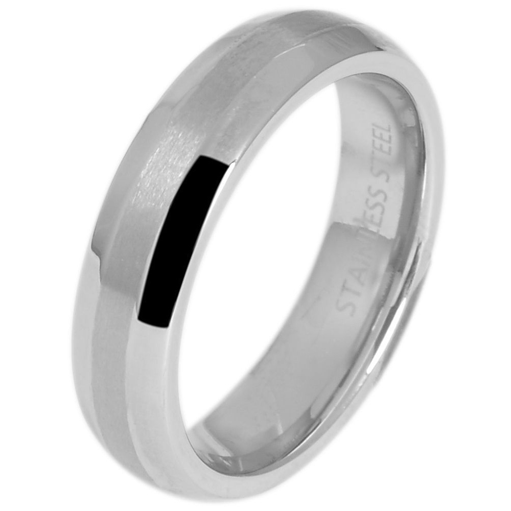 Adelia´s Fingerring »Herren Ring aus Edelstahl«