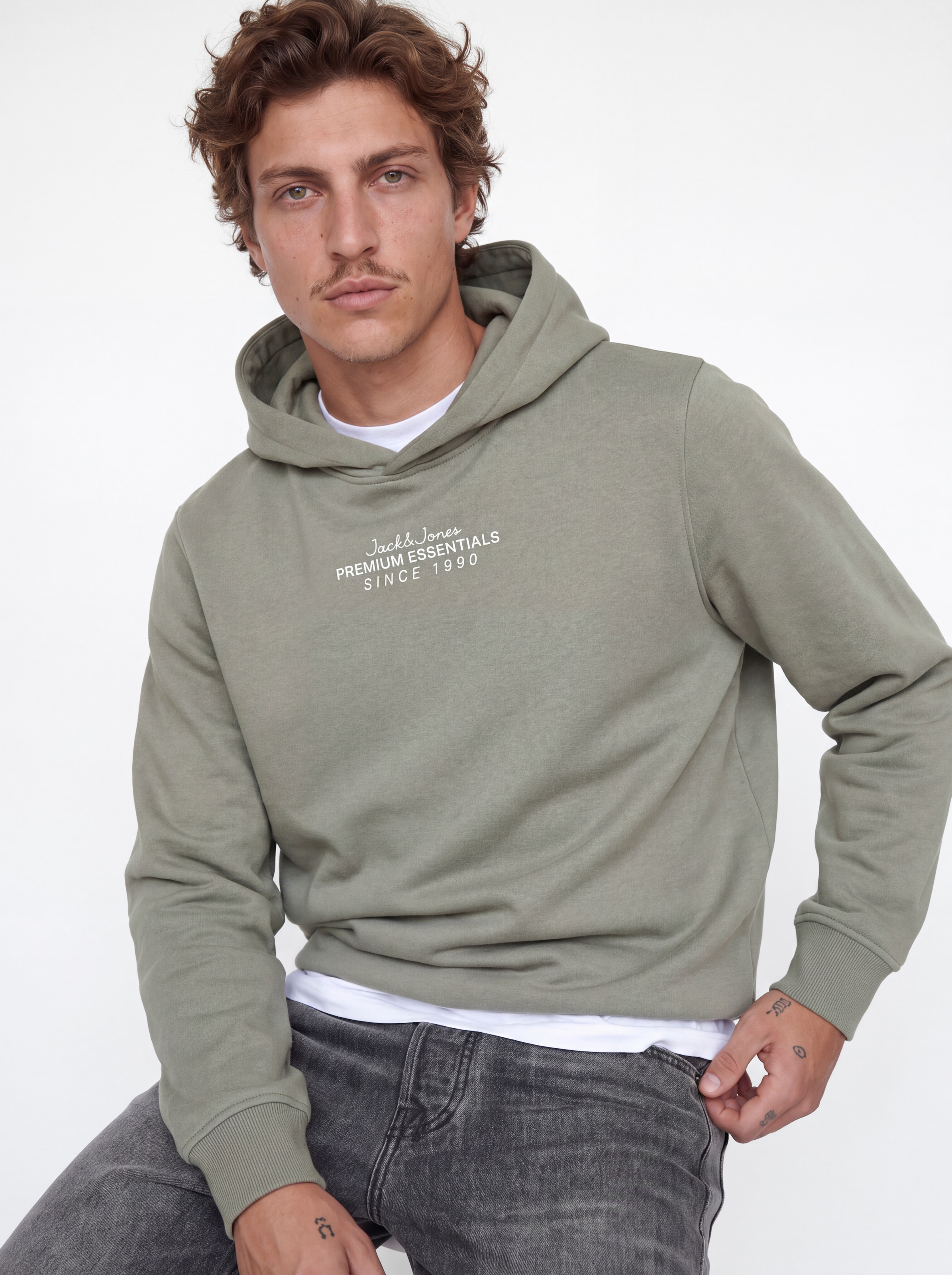 Jack & Jones Kapuzensweatshirt »JPRBLALOKI SWEAT HOOD FST«, Baumwollmischung, regular fit
