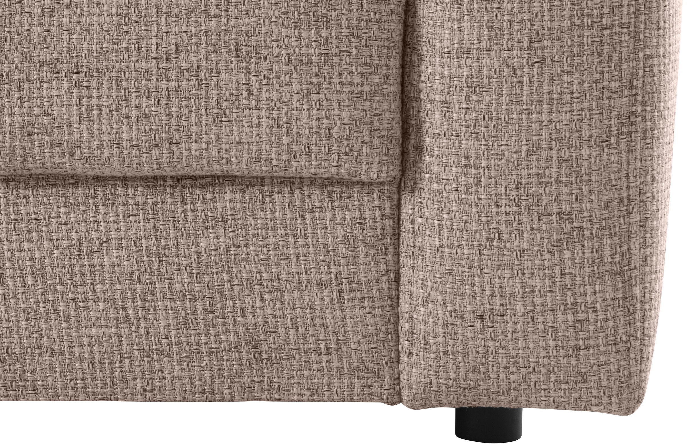 Places of Style Ecksofa »Bloomfield, L-Form«, extra tiefe Sitzfläche, wahlweise mit Sitztiefenverstellung