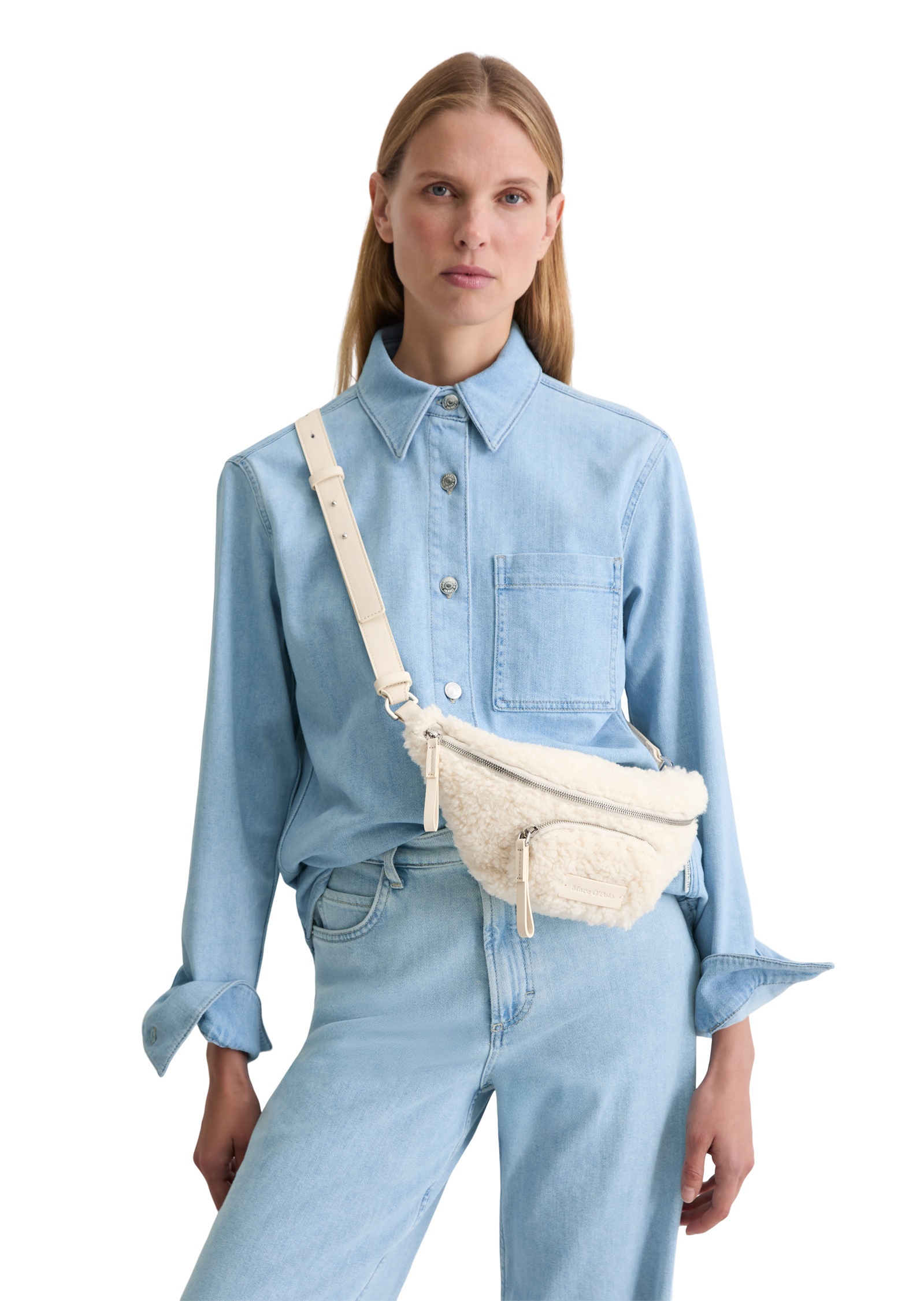 Marc O'Polo Gürteltasche »aus flauschigem Teddyfell«