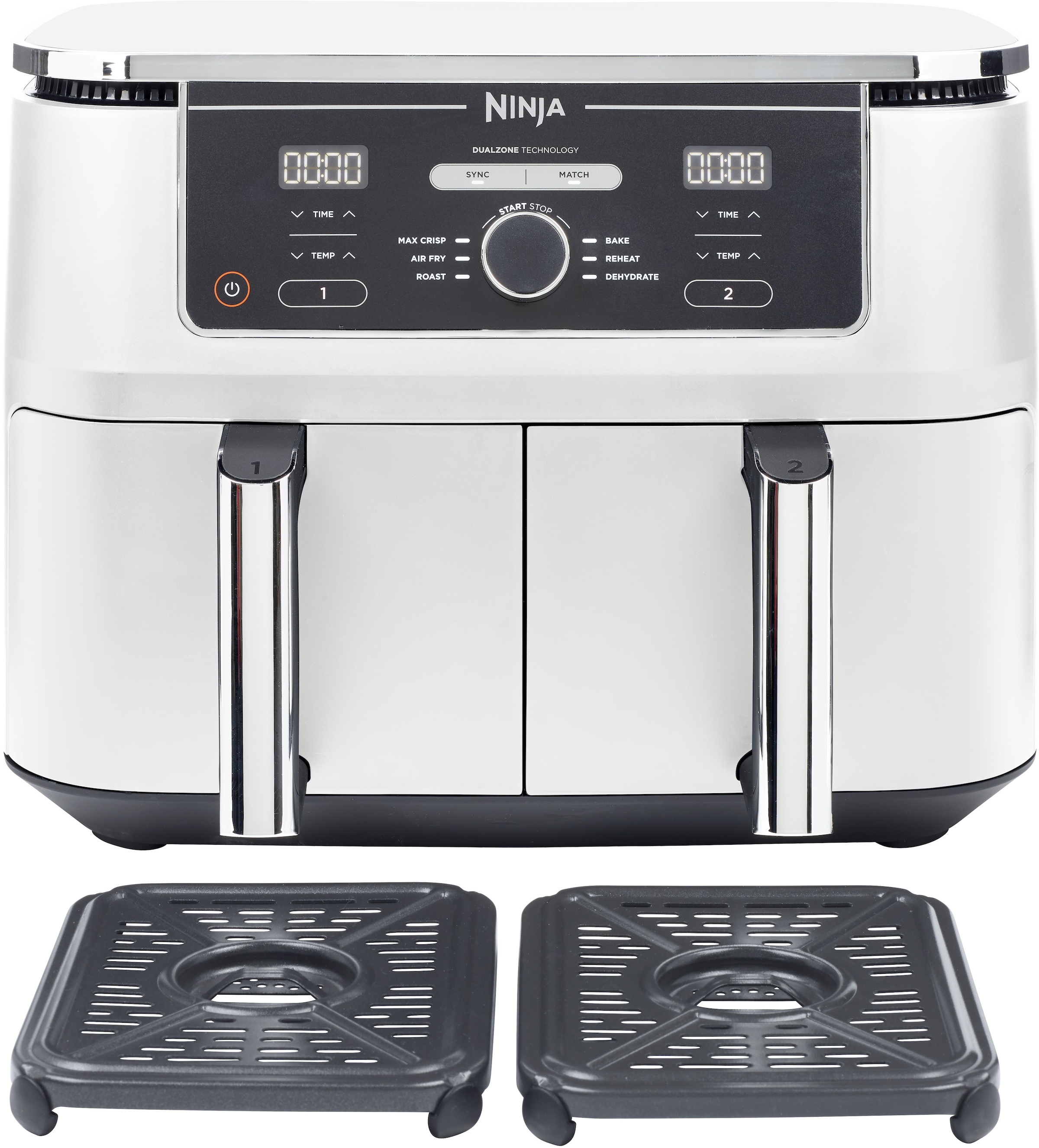 NINJA Heißluftfritteuse "Foodi MAX Dual Zone Heißluftfritteuse AF400EUWH" 2 günstig online kaufen