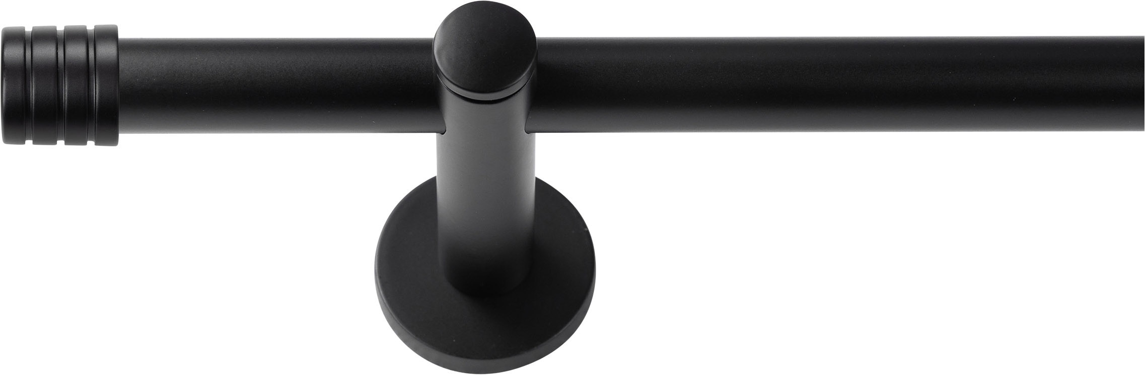 SN DECO GROUP Gardinenstange "Gardinenstange Lille Ø 19 mm, 1-läufig, Fixmaß, verschraubt" Ø 19 mm Fixmaß;kürzbar
