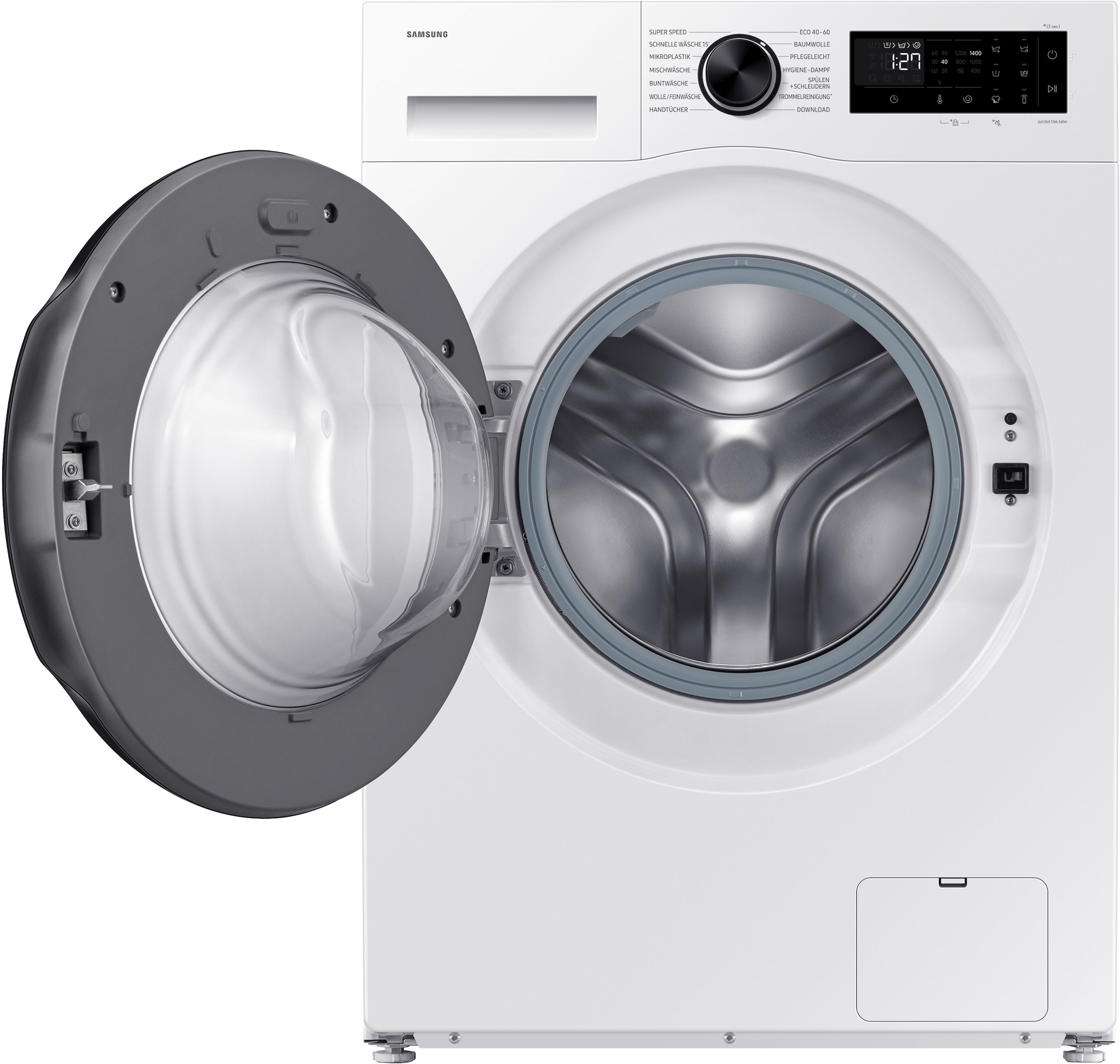 Samsung Waschmaschine WW5000F »WW1EFG5U34AEEG« 10 kg 1400 U/min AI Ecobubbleᵀᴹ - Effizient und schonend waschen