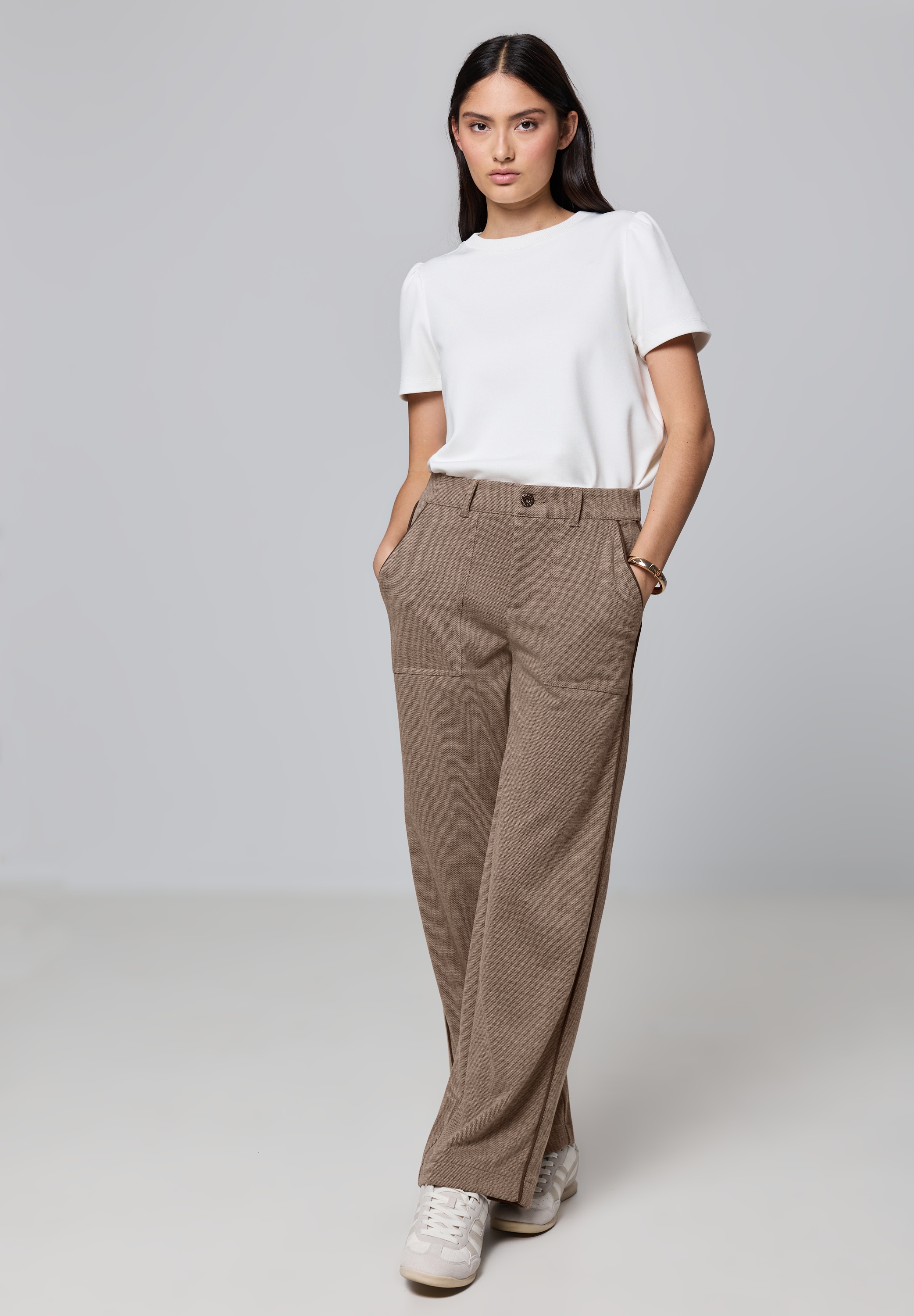 STREET ONE STUDIO Stoffhose, High Waist