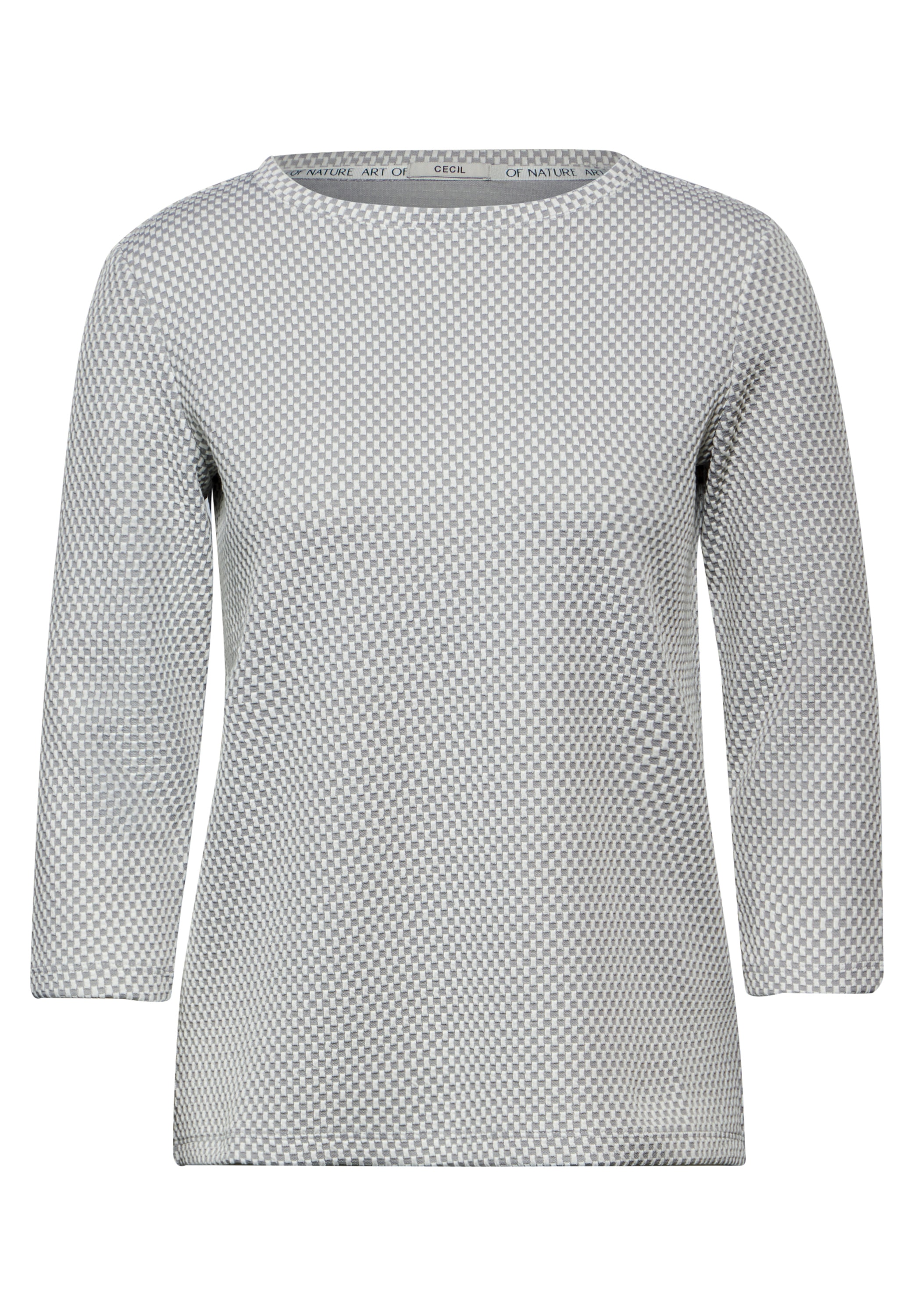 Cecil 3/4-Arm-Shirt, mit U-Boot-Ausschnitt