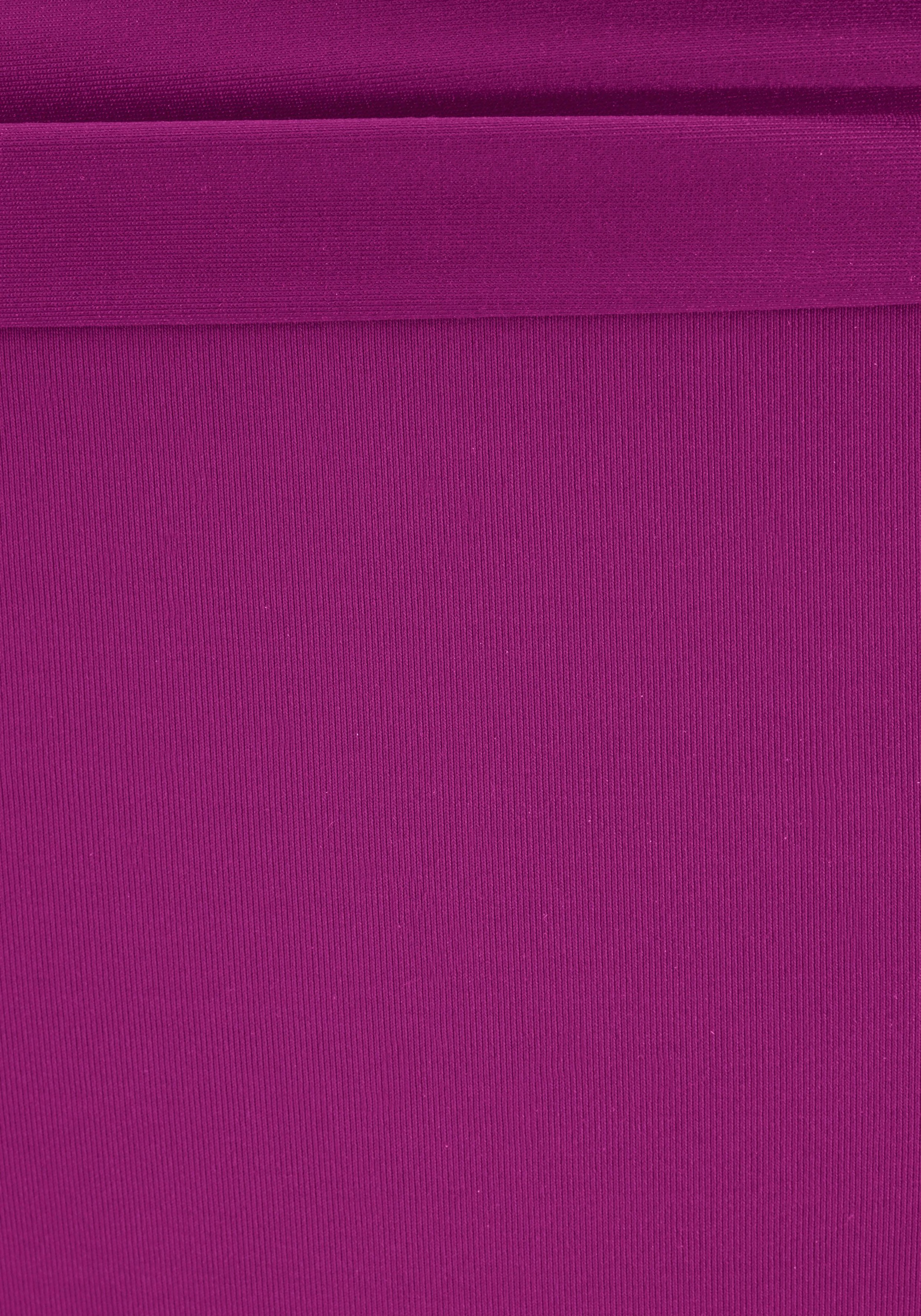Push-Up-Bikini S.OLIVER, Damen, Gr. 34, Cup C, pink (fuchsia), Microfaser, Polyamid, unifarben, Bikini-Sets, mit Zierring an der Hose 3