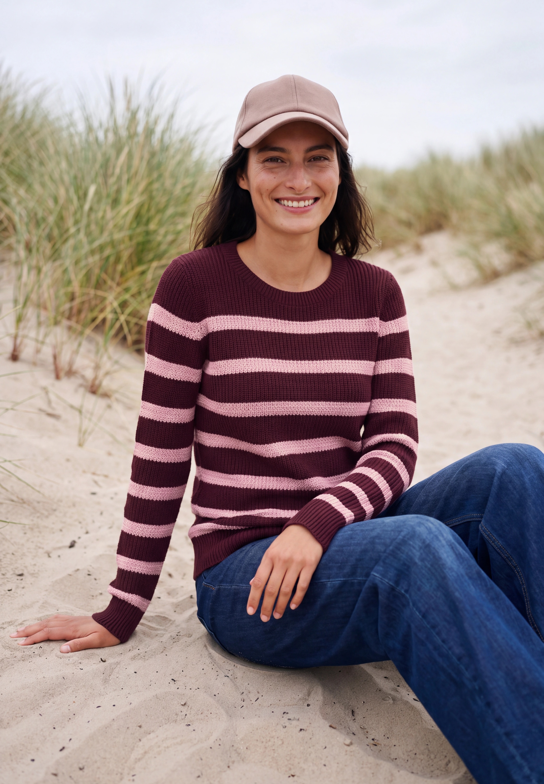Cecil Strickpullover mit Rundhals und Streifen 59,99 €