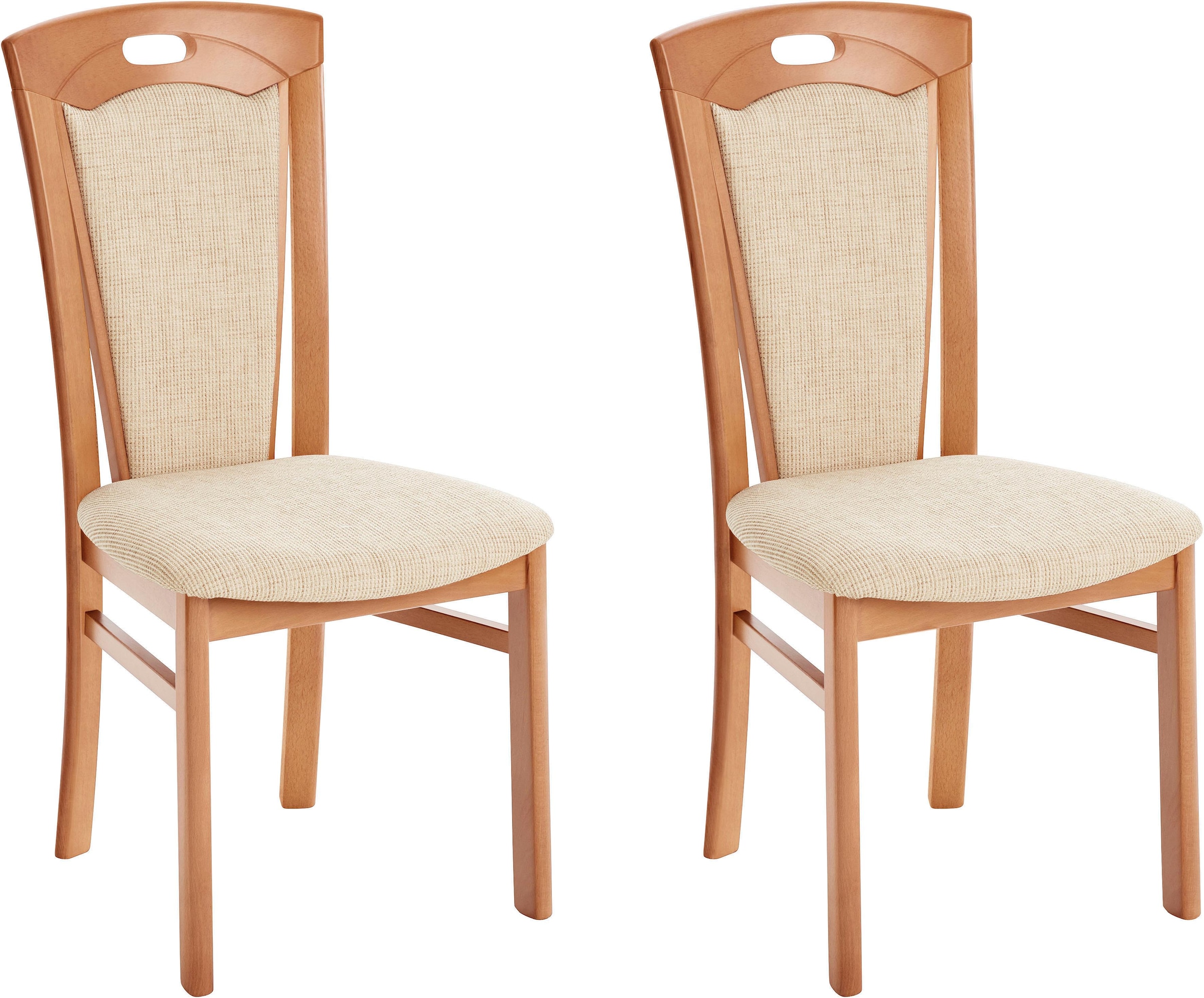 Home affaire Esszimmerstuhl "FERDI Made in Italy, Massivholz" (Set) 2 Stk.B günstig online kaufen