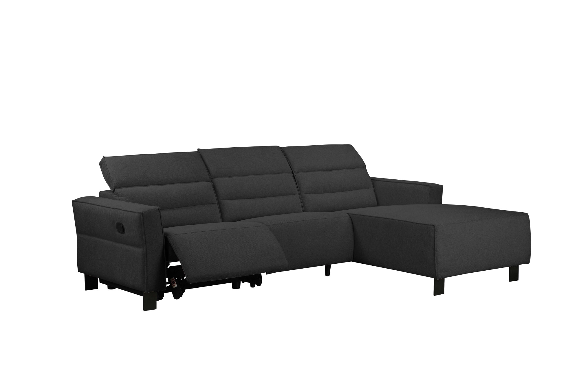 Places of Style Ecksofa »Carpari, L-Form, 263 cm, mit manueller o. elektrischer Relaxfunktion«, und USB/ Kopfteilverstellg