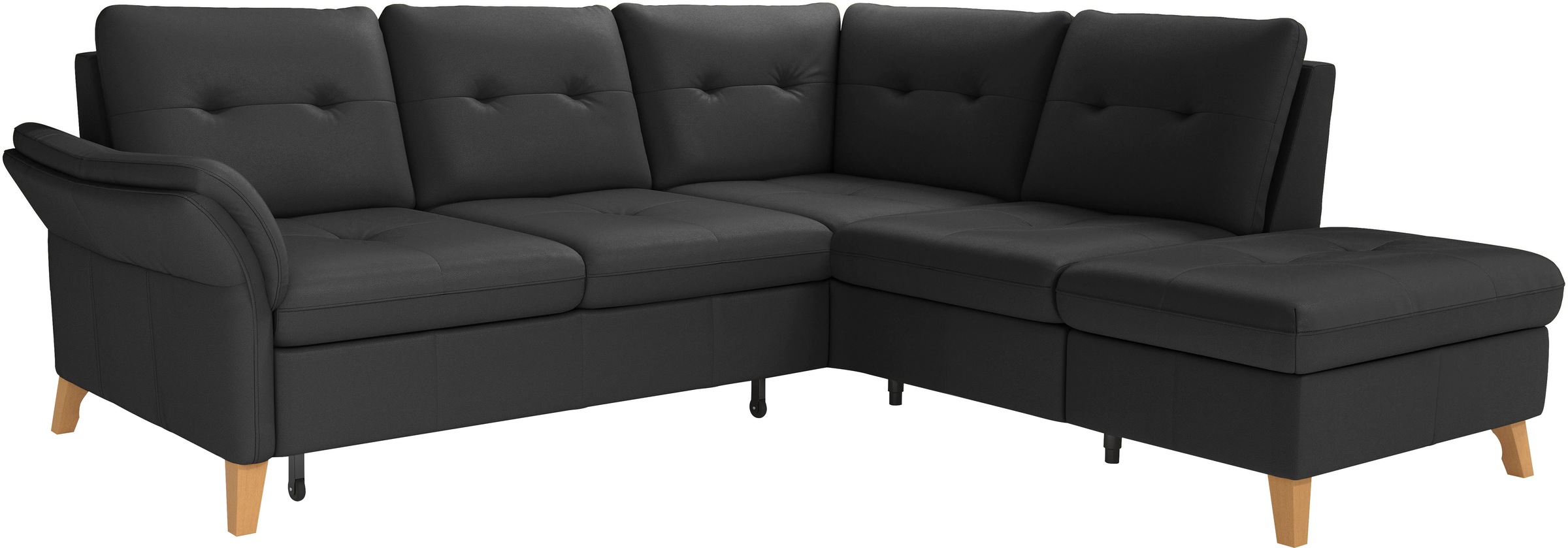 Thumbnail - sit&more Ecksofa "Göteborg" inkl. Sitztiefenverstellung, wahlweise mit Bettfunktion & Bettkasten