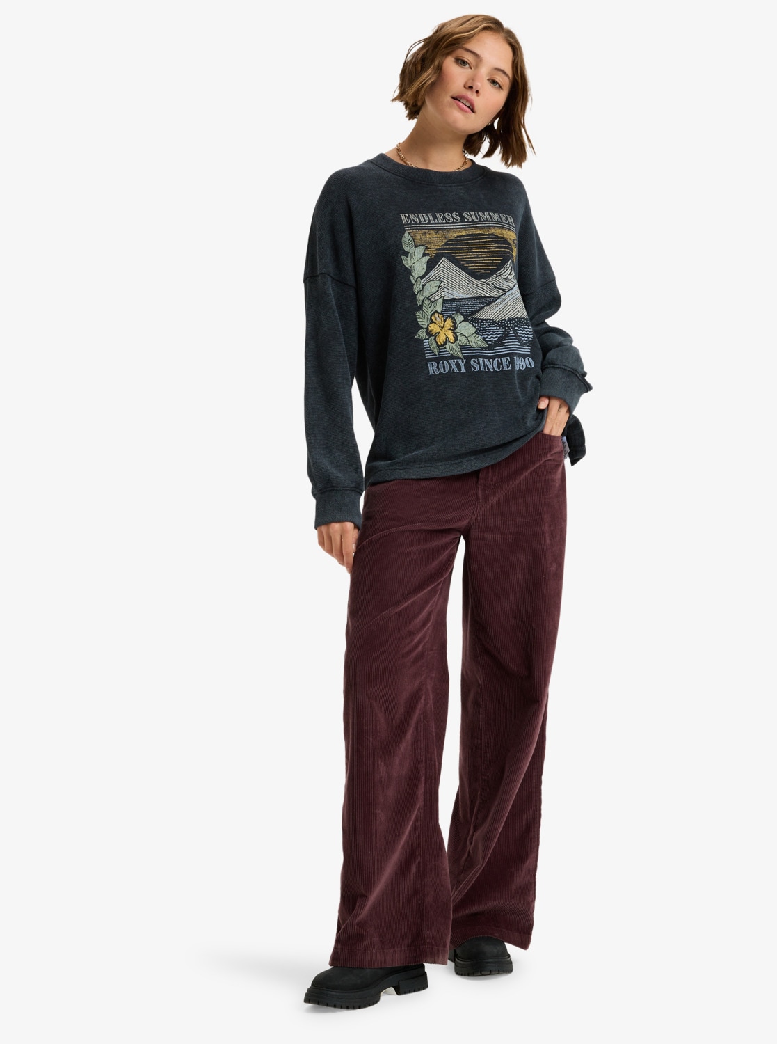 Roxy Sweatshirt »EASTSIDE MIDWEIGHT«, (1 tlg.)