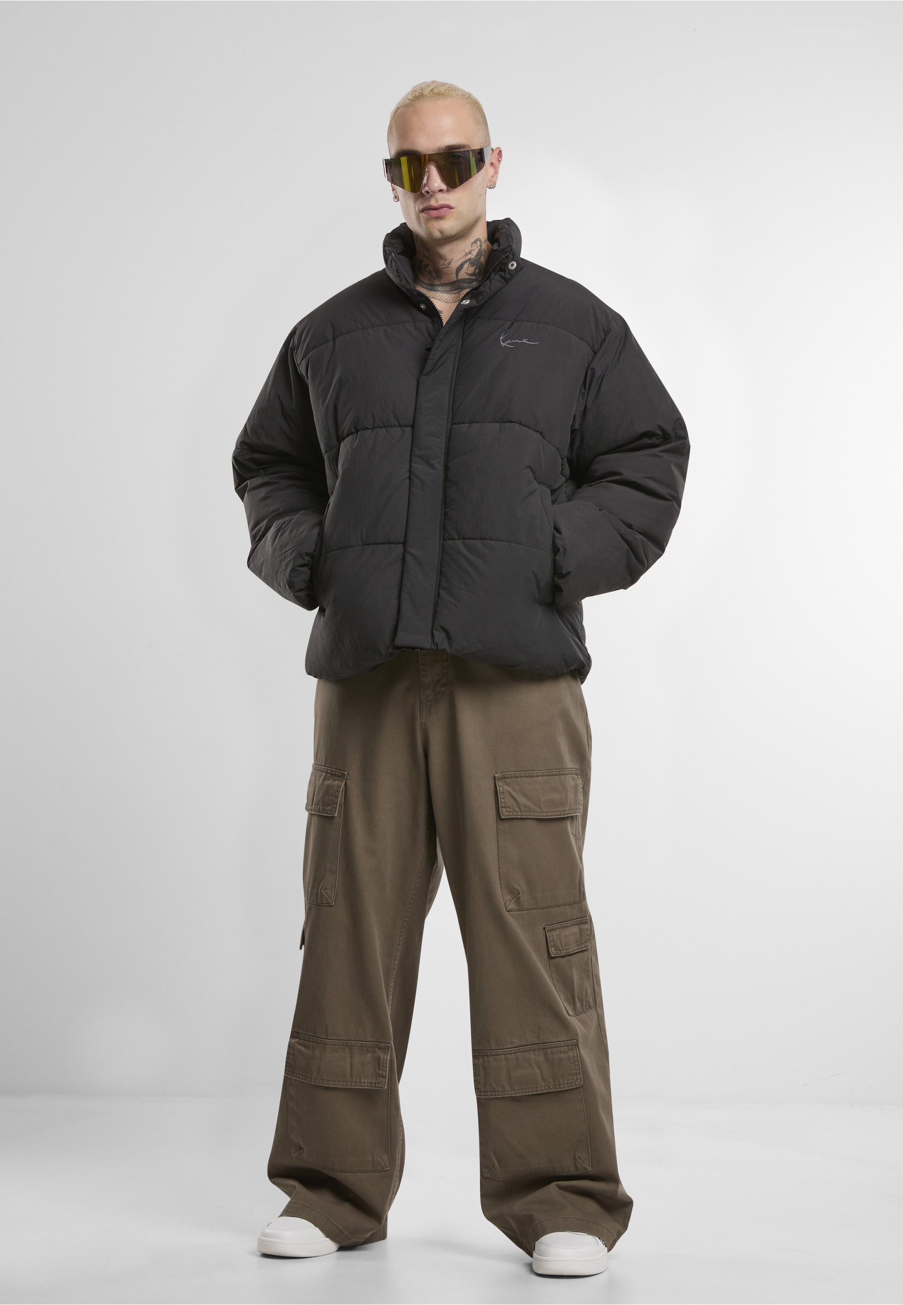 Karl Kani Winterjacke »Karl Kani Karl Kani Small Signature Puffer Jacket« 1 Stk. tlg. ohne Kapuze