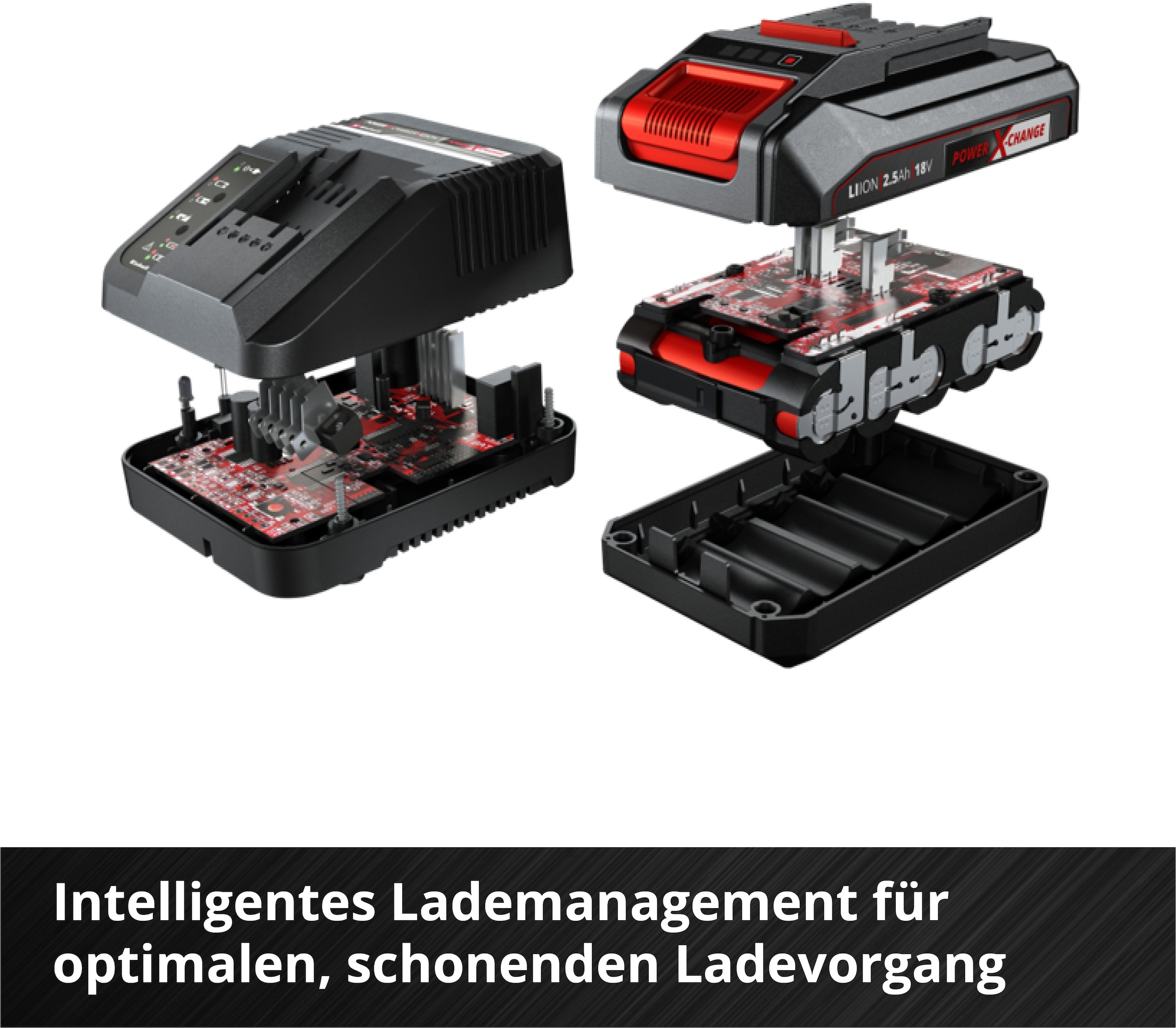 Einhell Akku-Heckenschere »GC-CH 18/40 Li (1x 2,5 Ah)«, (Set), 3tlg., inkl. Akku und Ladegerät