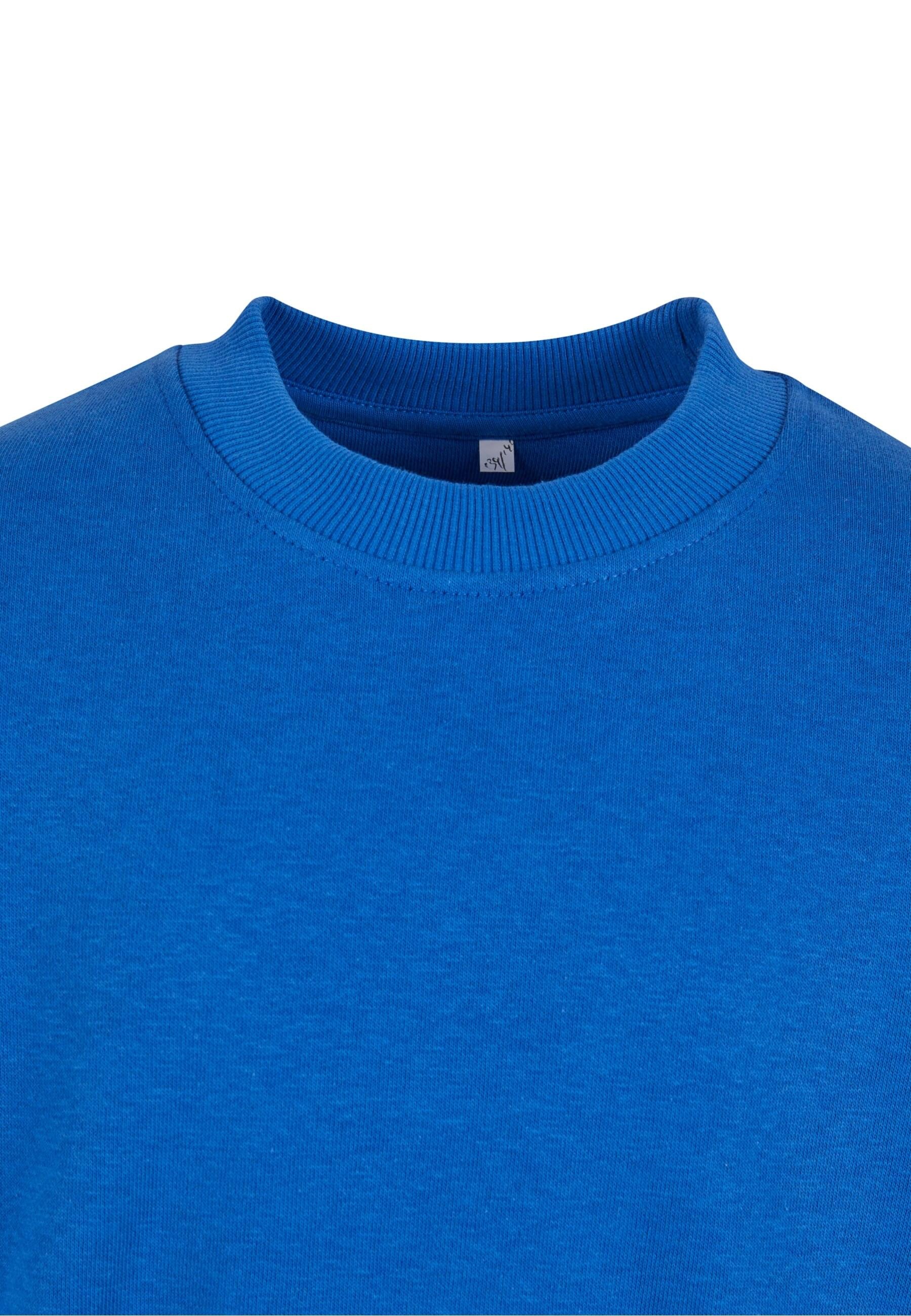 URBAN CLASSICS Rundhalspullover »Urban Classics Boys Light Terry Crew«, (1 tlg.)
