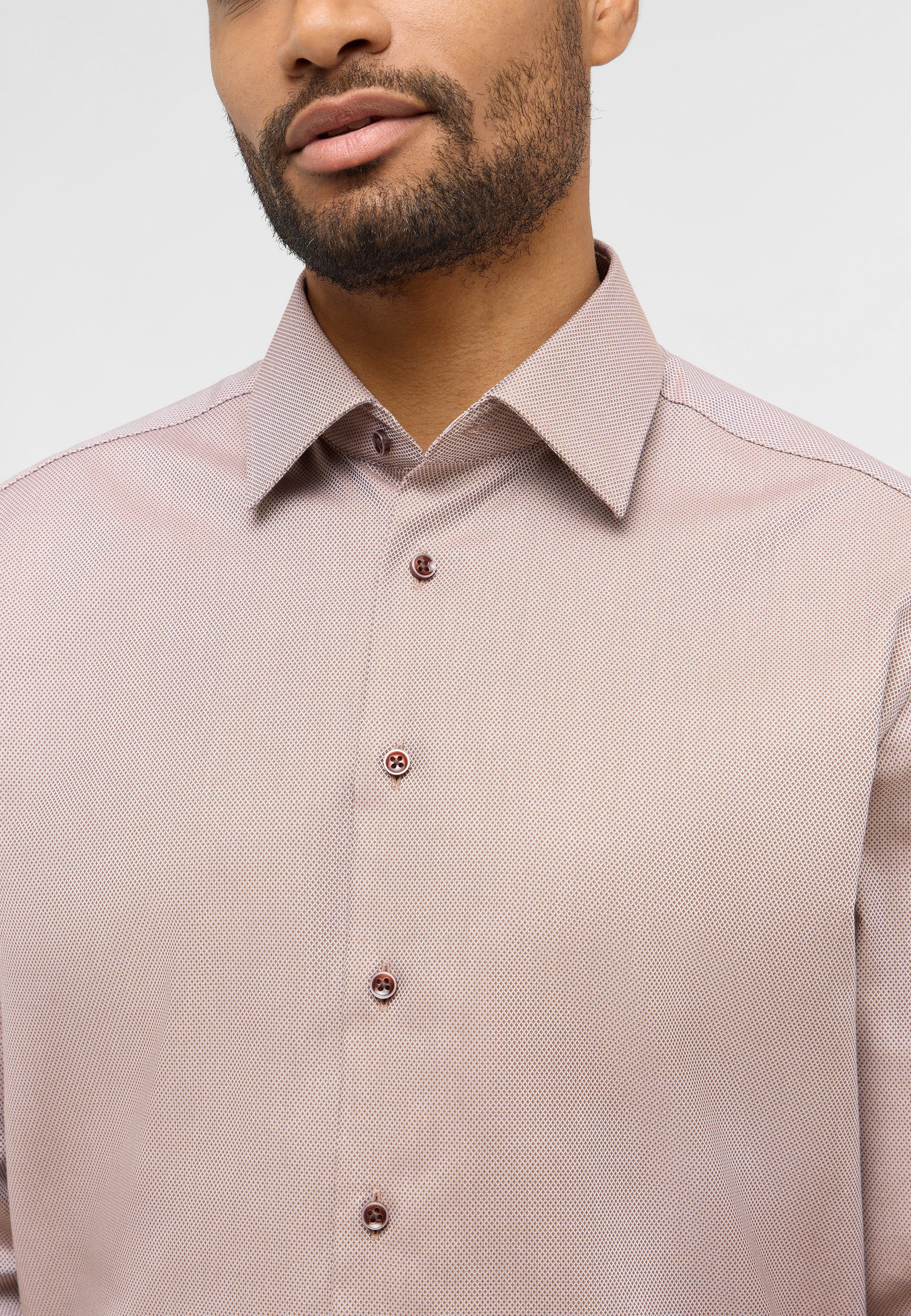 Thumbnail - Eterna Langarmhemd "MODERN FIT", NON IRON (bügelfrei)