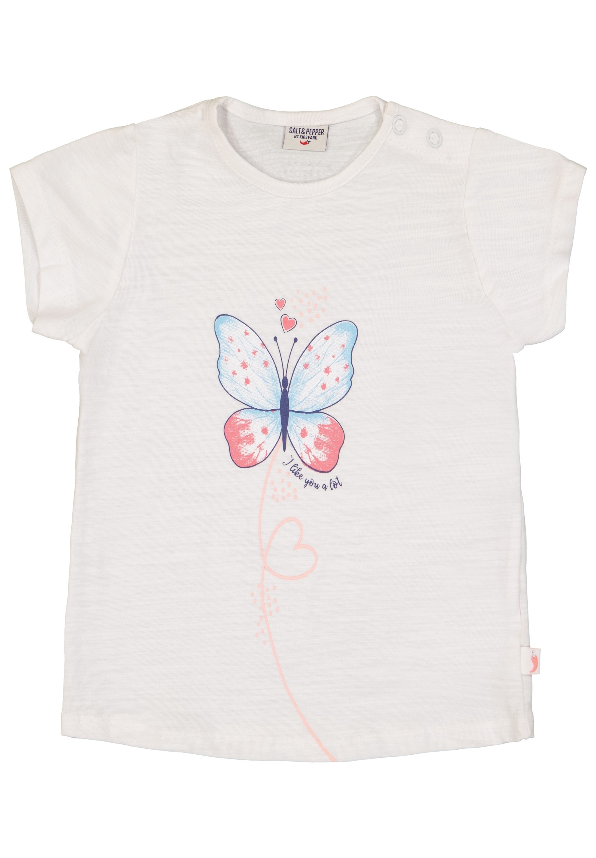 SALT AND PEPPER T-Shirt »Smile«, (2 tlg.), mit Schmetterling-Print