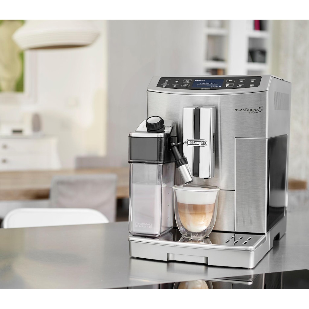 De'Longhi Kaffeevollautomat »PrimaDonna S Evo ECAM 510.55.M«, LatteCrema Milchsystem, App-Steuerung