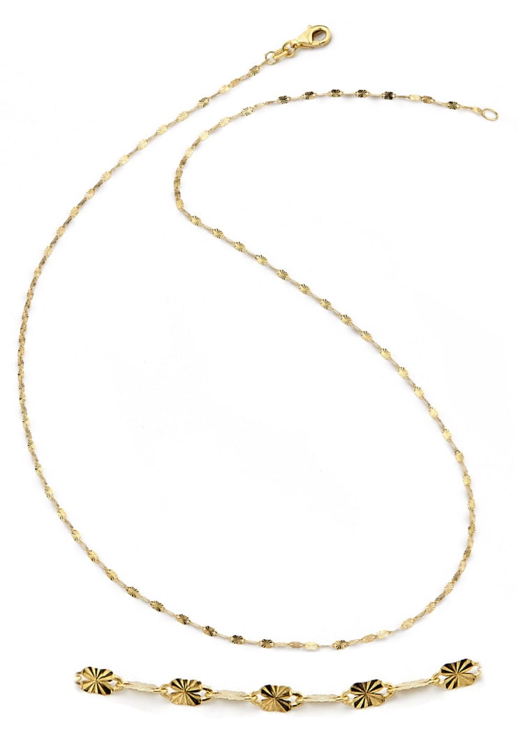 Firetti Goldkette »Schmuck Geschenk Gold 333 Halskette Ankerkette«, Made in Germany