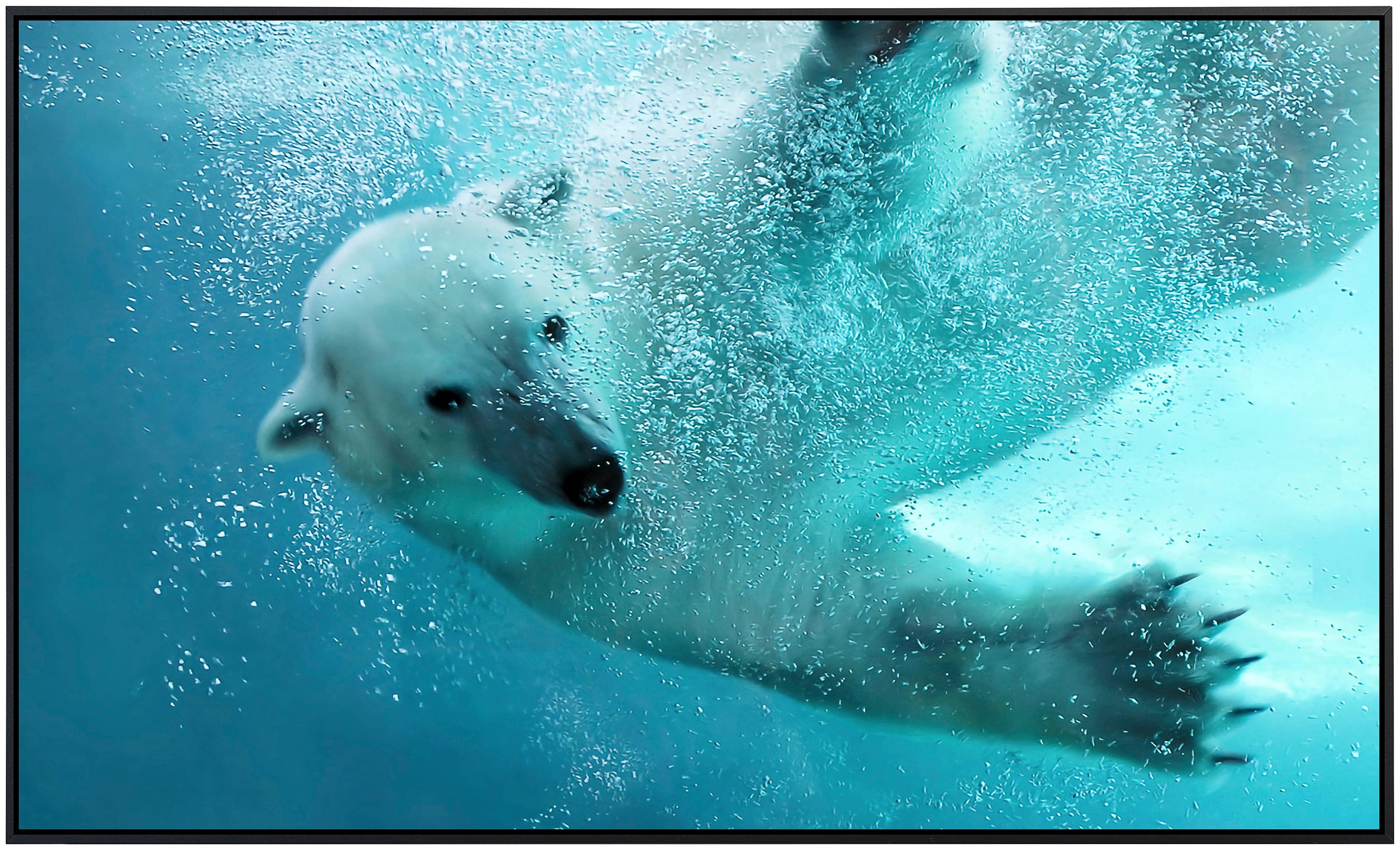Papermoon Infrarotheizung »Eisbär unterwasser«, sehr angenehme Strahlungswärme