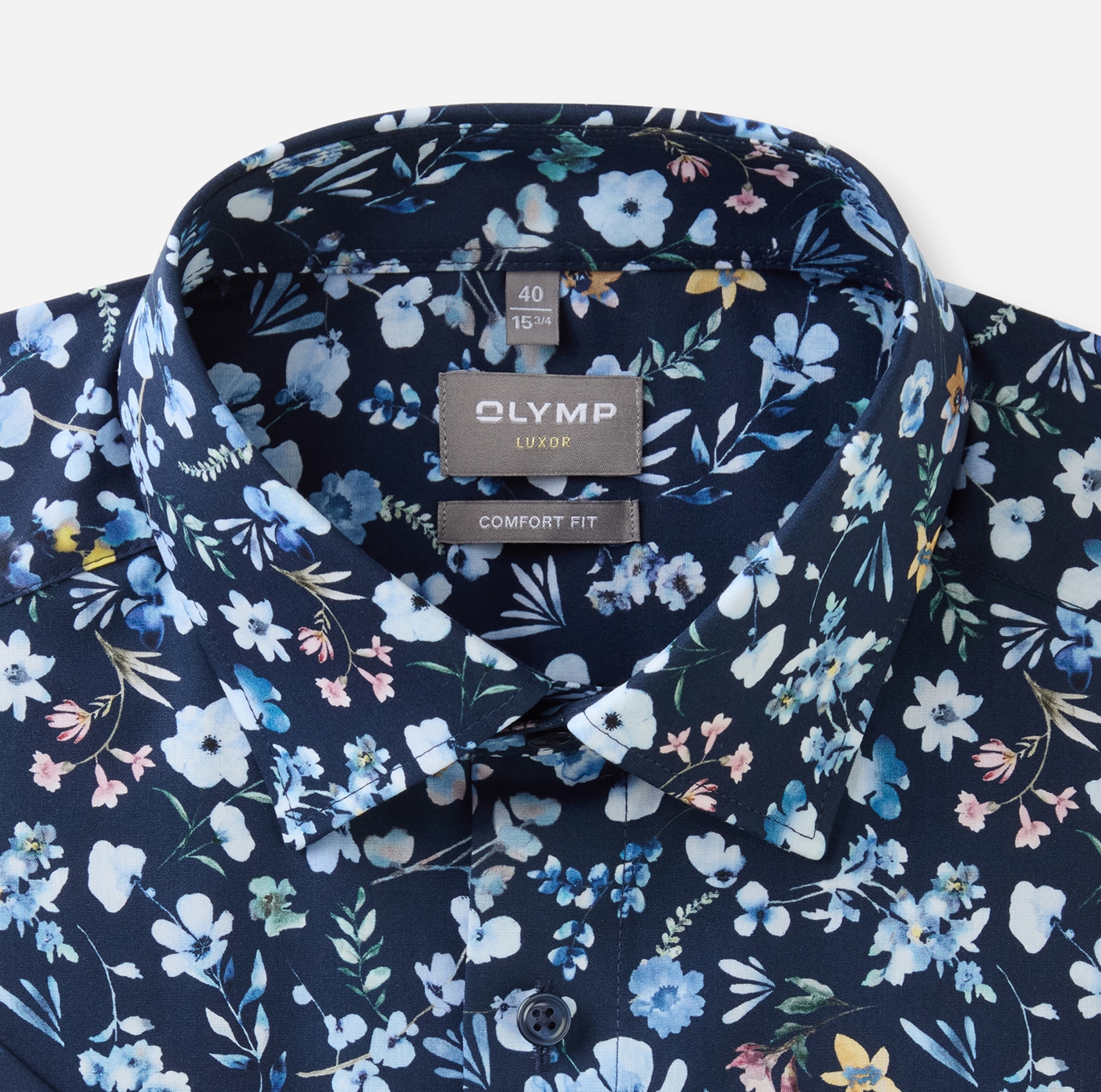 OLYMP Kurzarmhemd »Luxor comfort fit«, mit floralem Print