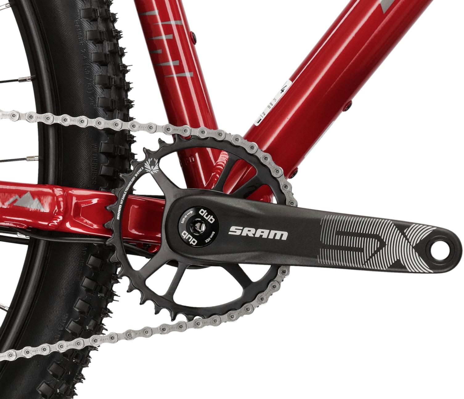 Kross Mountainbike »KROSS MTB Hardtail Level 6.0 29" rot 12 Gänge«, 12 Gang, SRAM, NX EAGLE Schaltwerk, Kettenschaltung