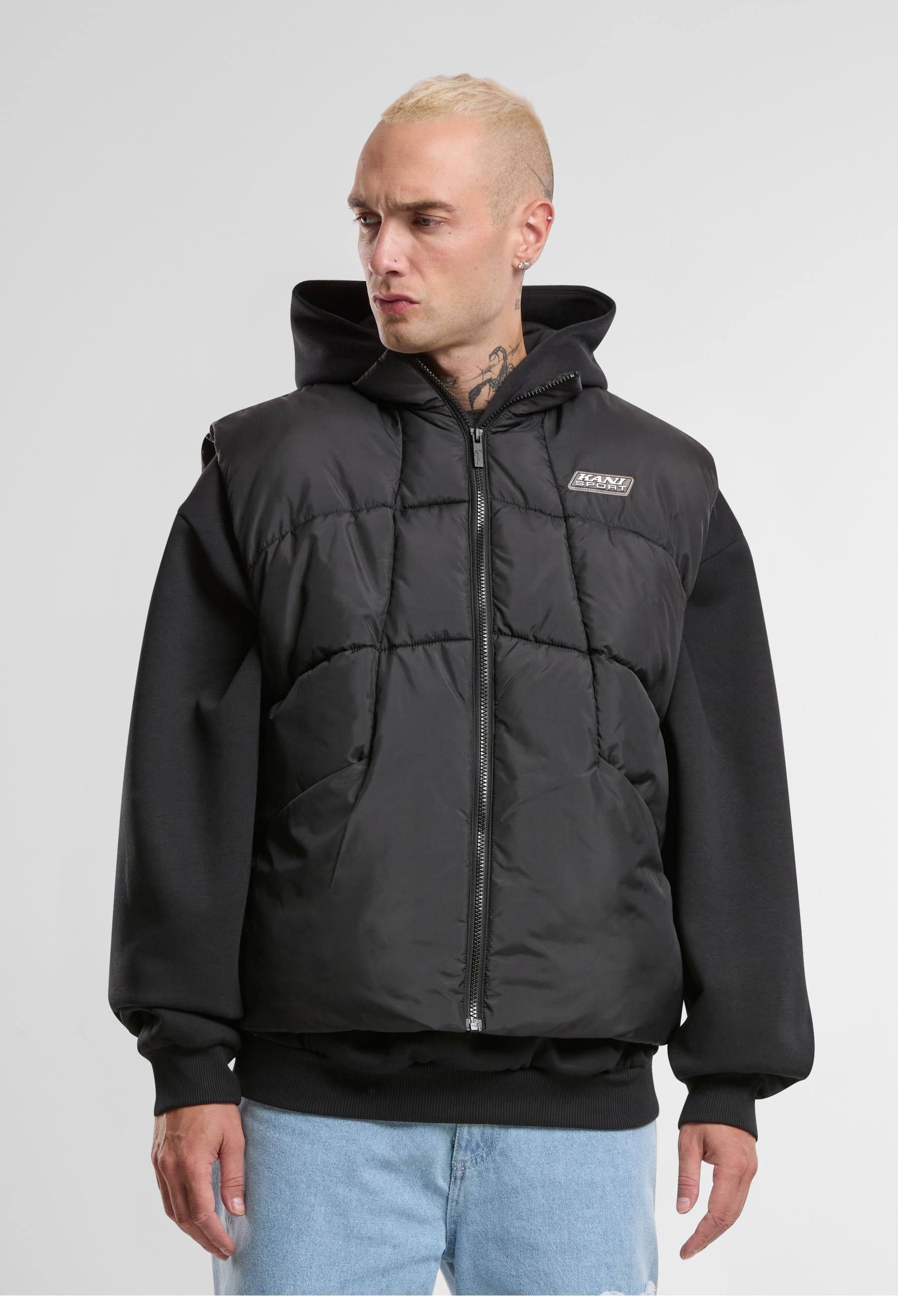 Karl Kani Steppweste »Karl Kani KK Sport Patch Arctic Puffer Vest«, (1 tlg.)