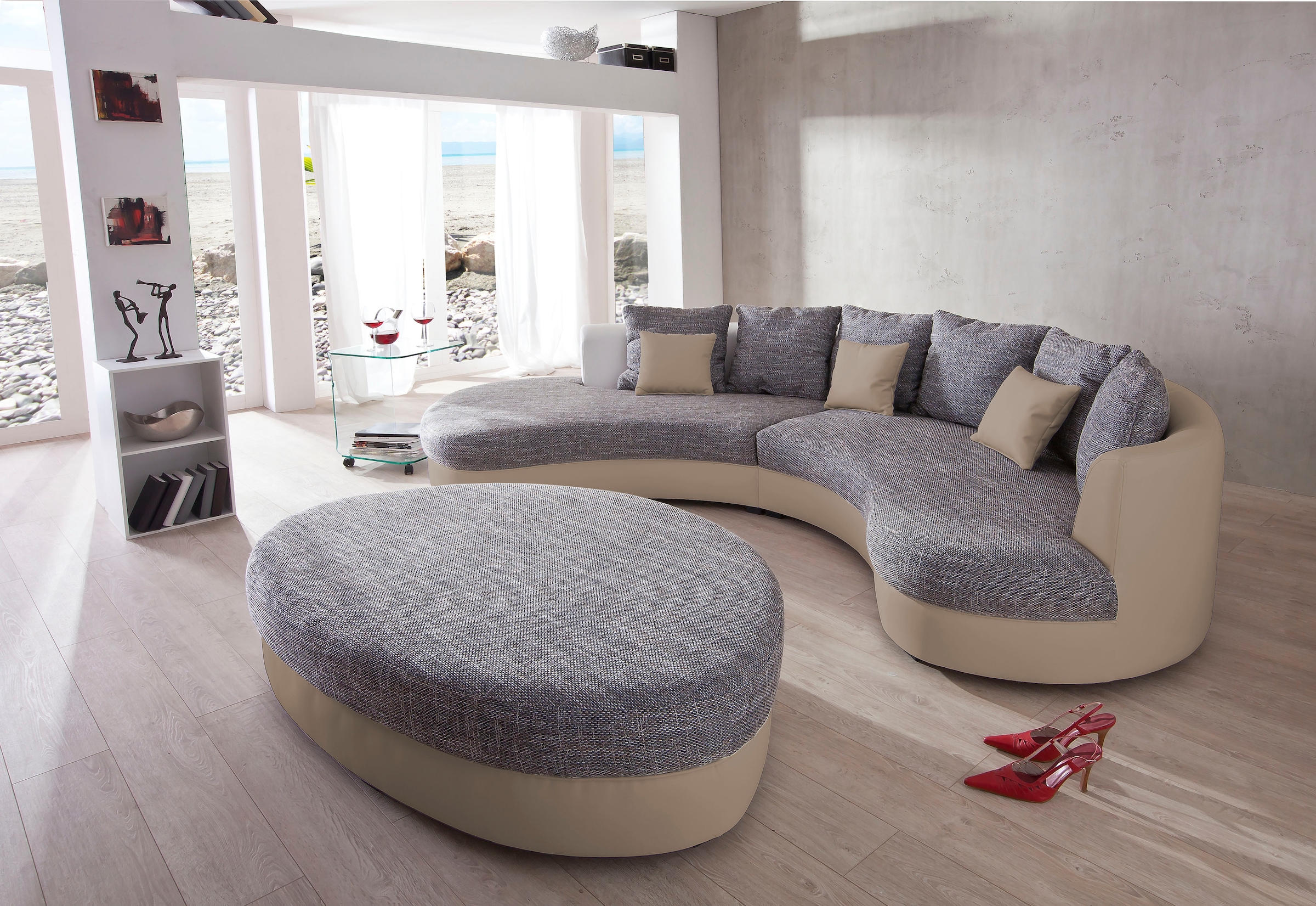 INOSIGN Ecksofa »Limoncello organische Formensprache, OTTOs Choice, L-Form«, ergonomische Form