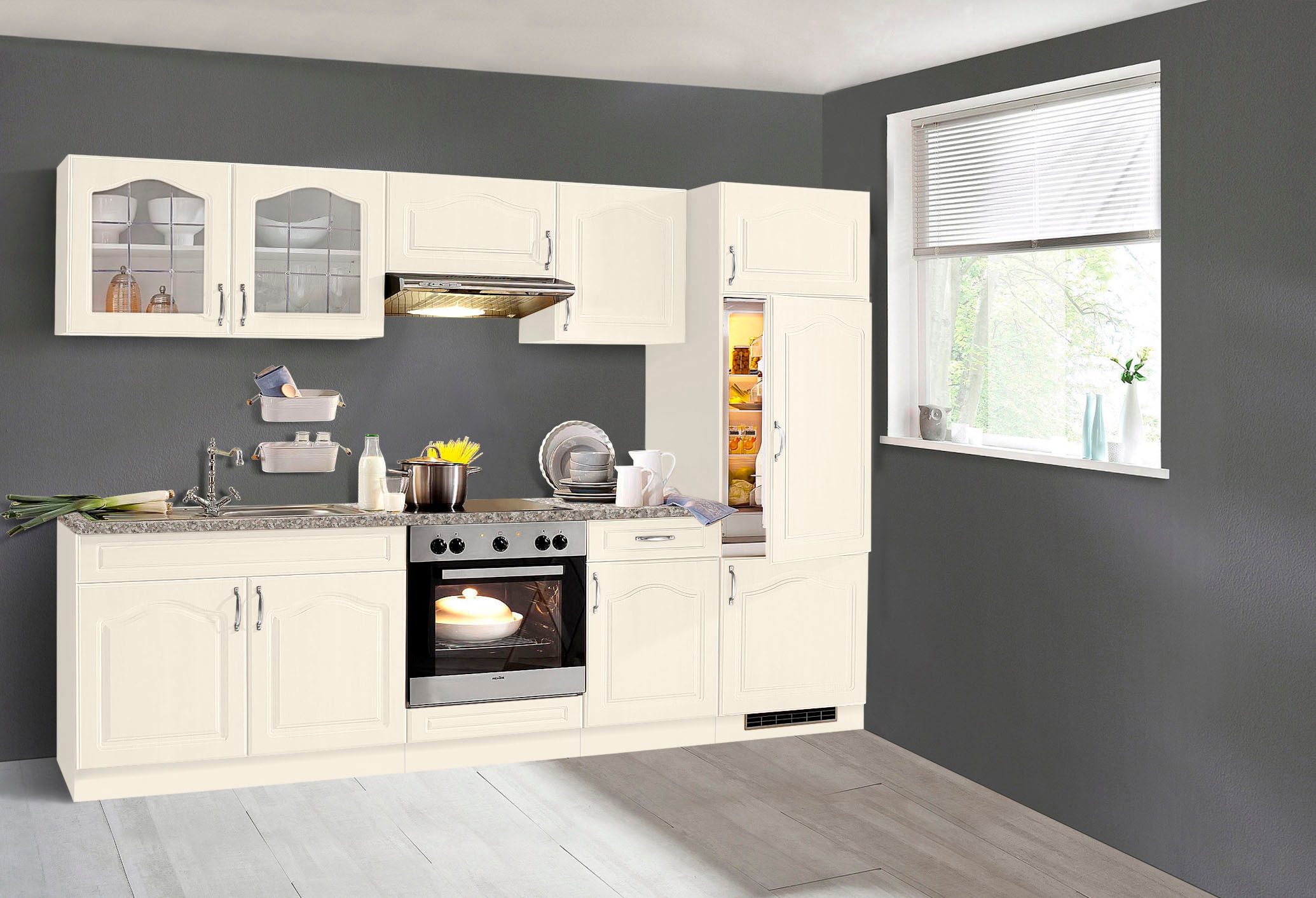 cm | BAUR wiho Küchen Küchenzeile bestellen E-Geräte, ohne 270 Breite »Linz«,
