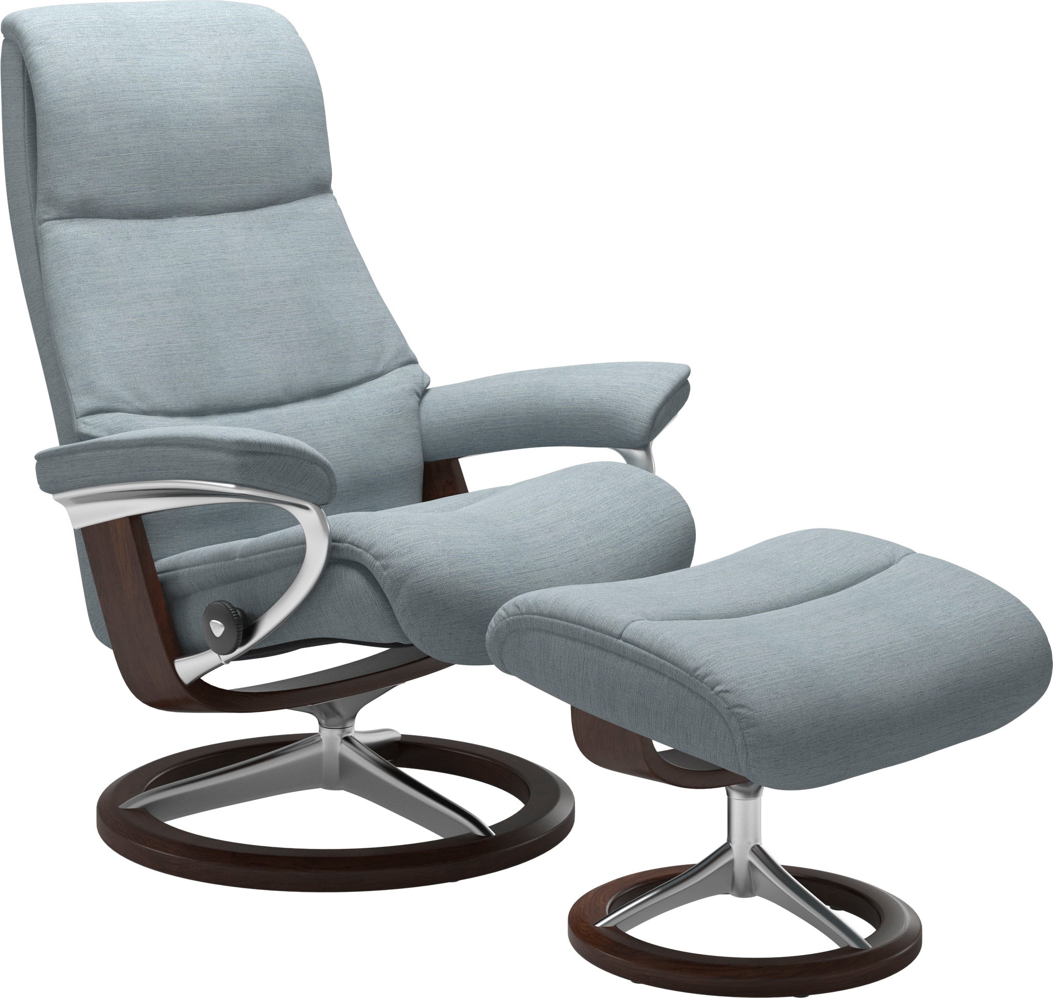 Stressless Fußhocker "View", mit Signature Base,Gestell Braun