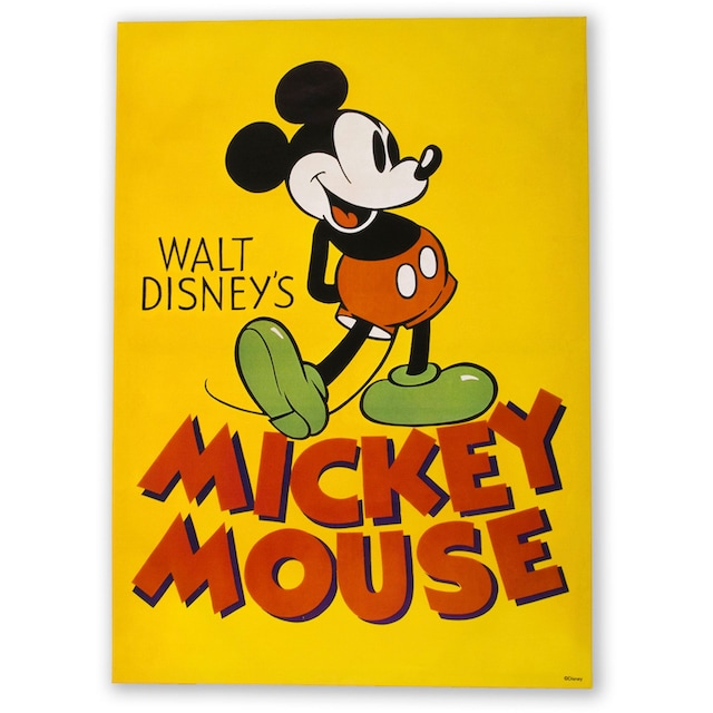 Disney Leinwandbild »Mickey Retro«, (1 St.) kaufen | BAUR