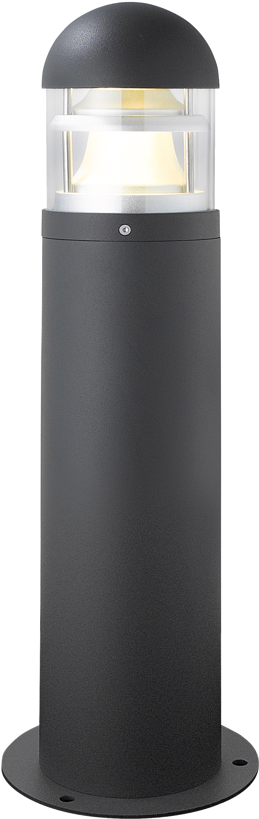 Sockelleuchte HEITRONIC "Maris", grau (anthrazit), H:60cm Ø:12cm, Leuchten, anthrazit, Außenlampe, Standlampe, Sockellampe